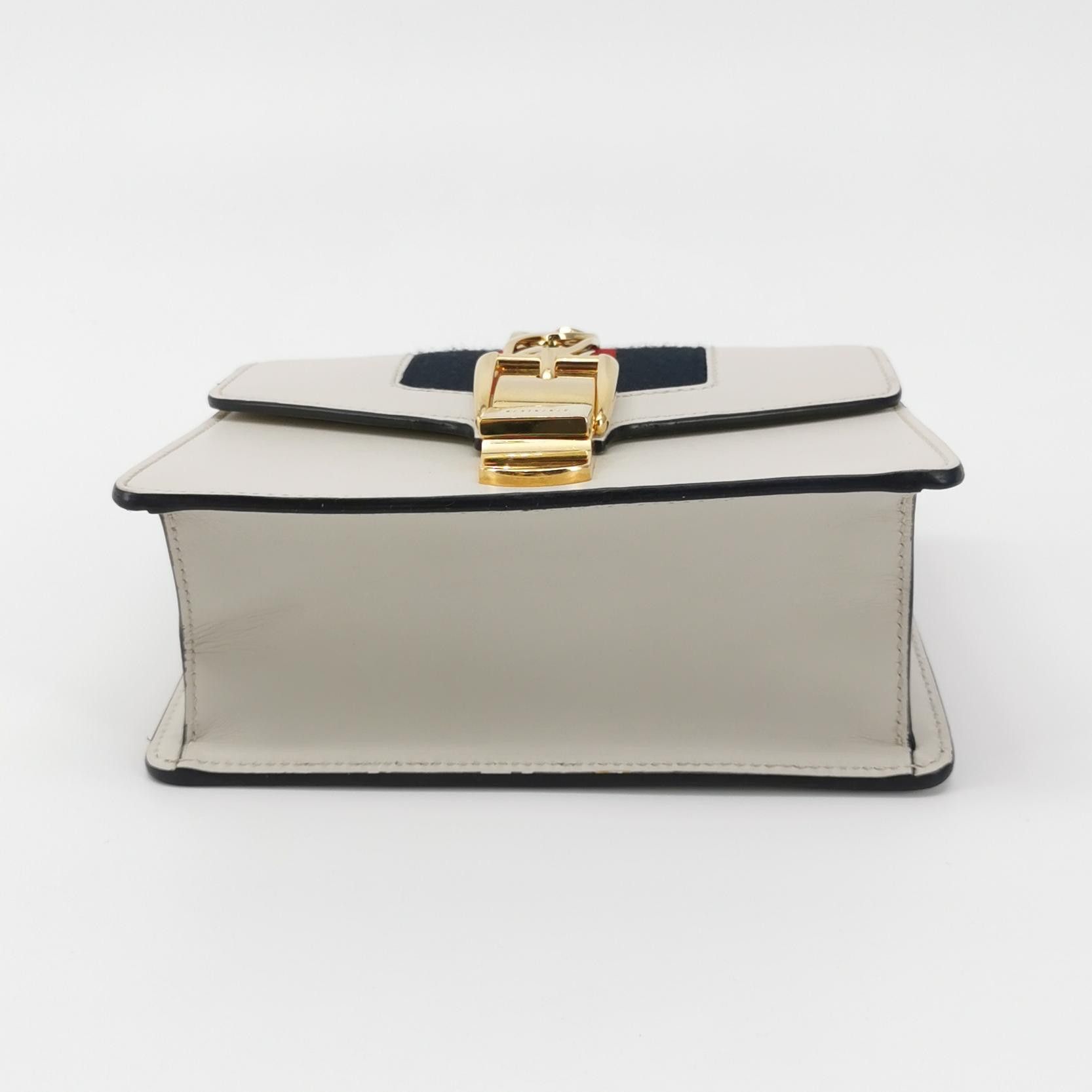 Gucci Gucci Sylvie Mini Leather Shoulder Bag Size ONE SIZE Size ONE SIZE - 6 Thumbnail