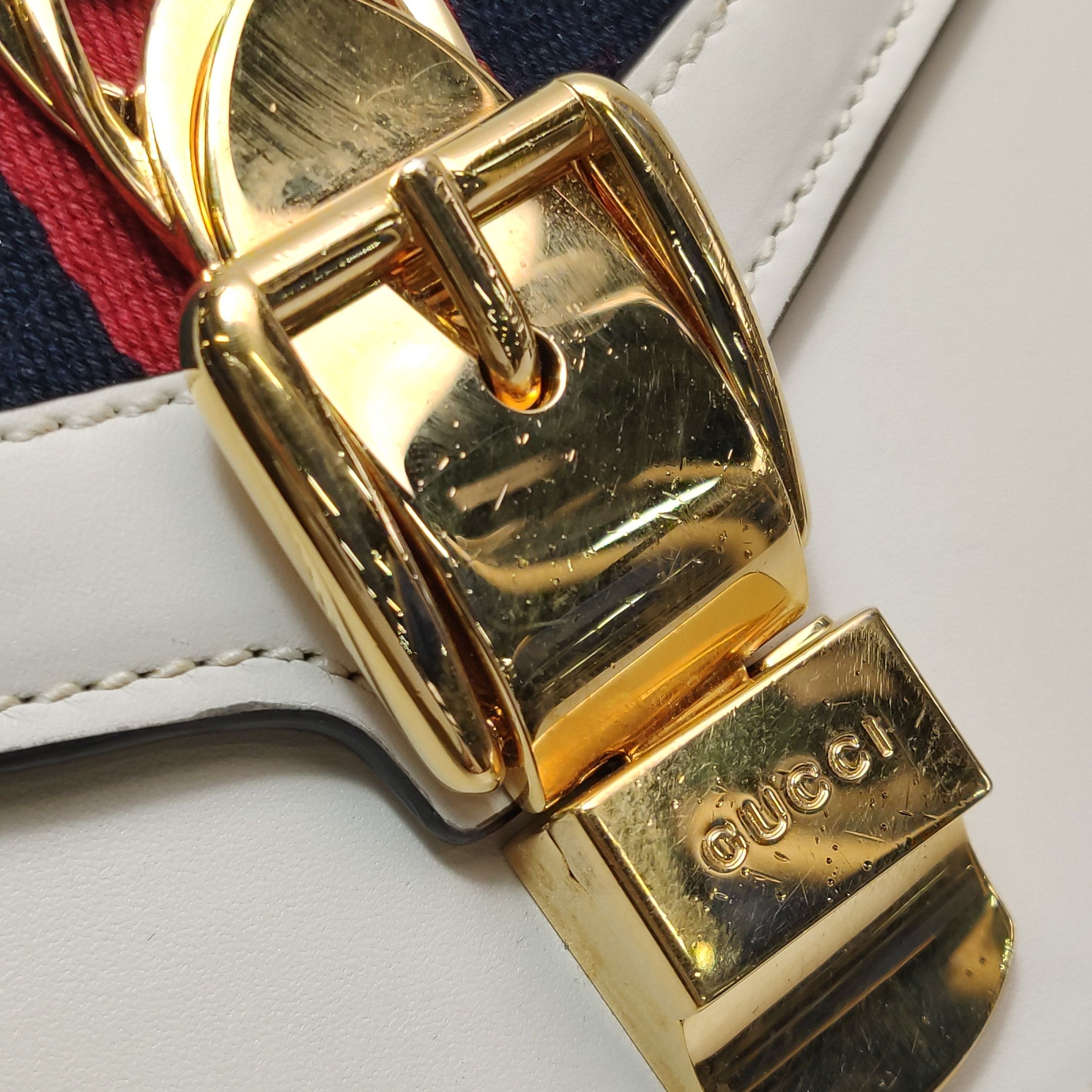 Gucci Gucci Sylvie Mini Leather Shoulder Bag Size ONE SIZE Size ONE SIZE - 16 Thumbnail