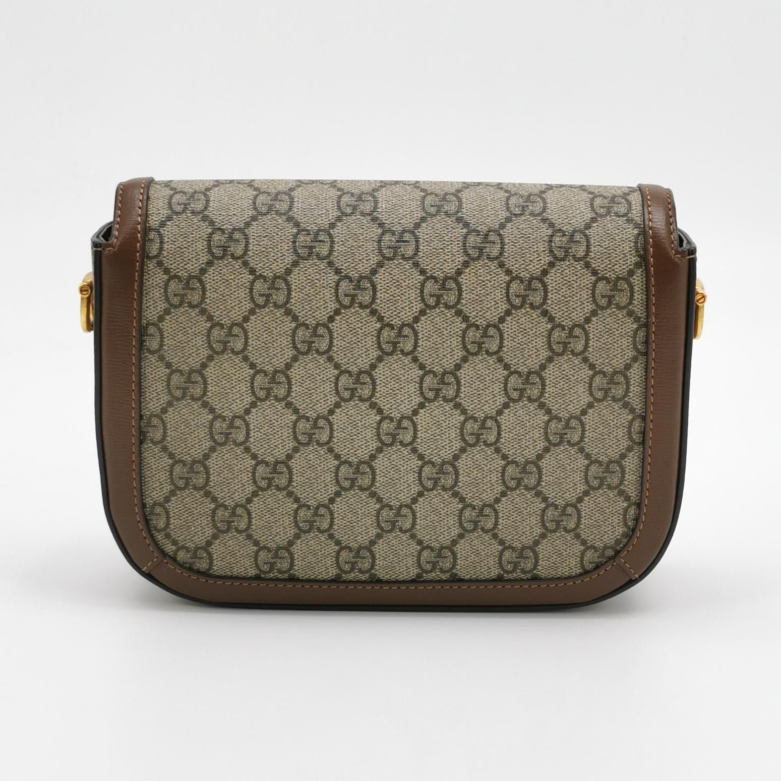 Gucci Gucci 1955 GG Supreme Horsebit Shoulder Bag Small Size ONE SIZE - 5 Thumbnail