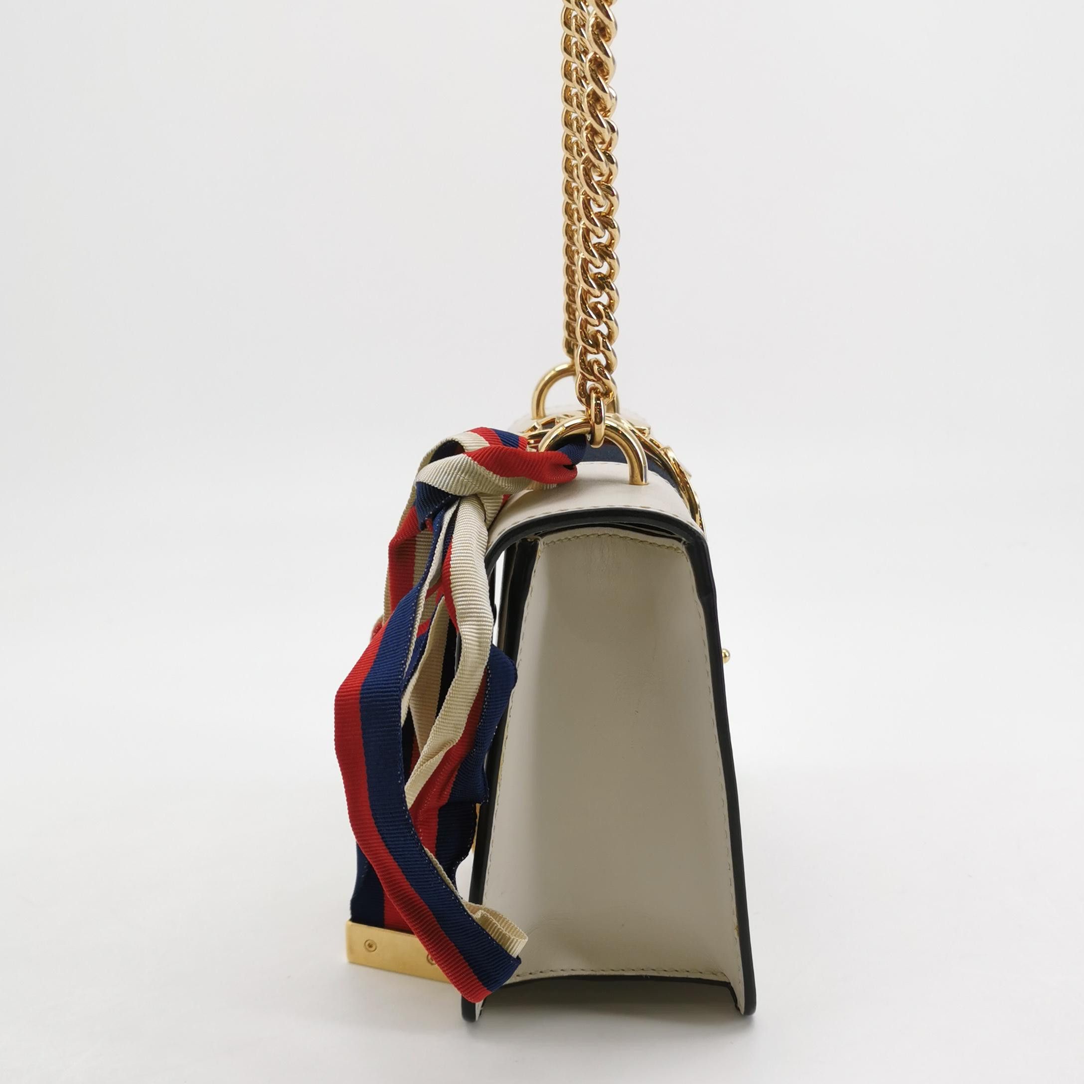 Gucci Gucci Sylvie Leather Web Stripe Shoulder Bag ONE SIZE Size ONE SIZE - 3 Thumbnail