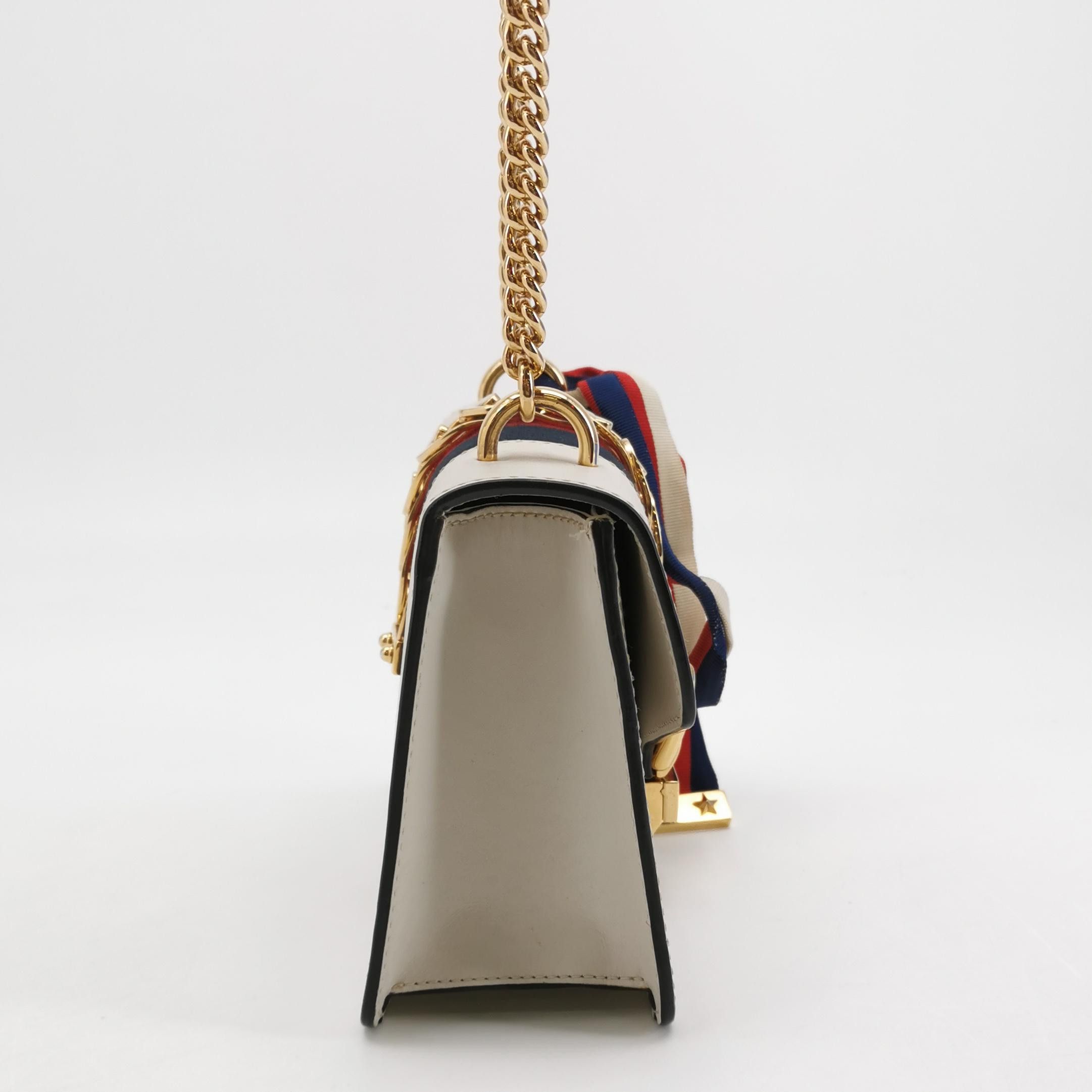 Gucci Gucci Sylvie Leather Web Stripe Shoulder Bag ONE SIZE Size ONE SIZE - 4 Thumbnail
