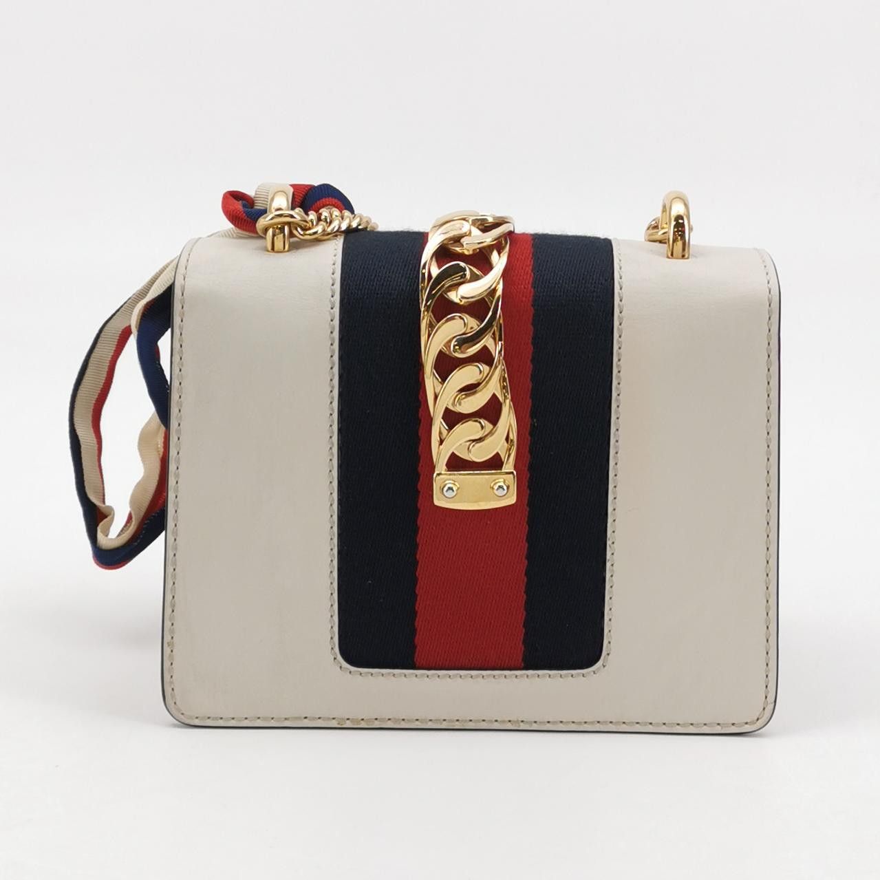 Gucci Gucci Sylvie Leather Web Stripe Shoulder Bag ONE SIZE Size ONE SIZE - 5 Thumbnail