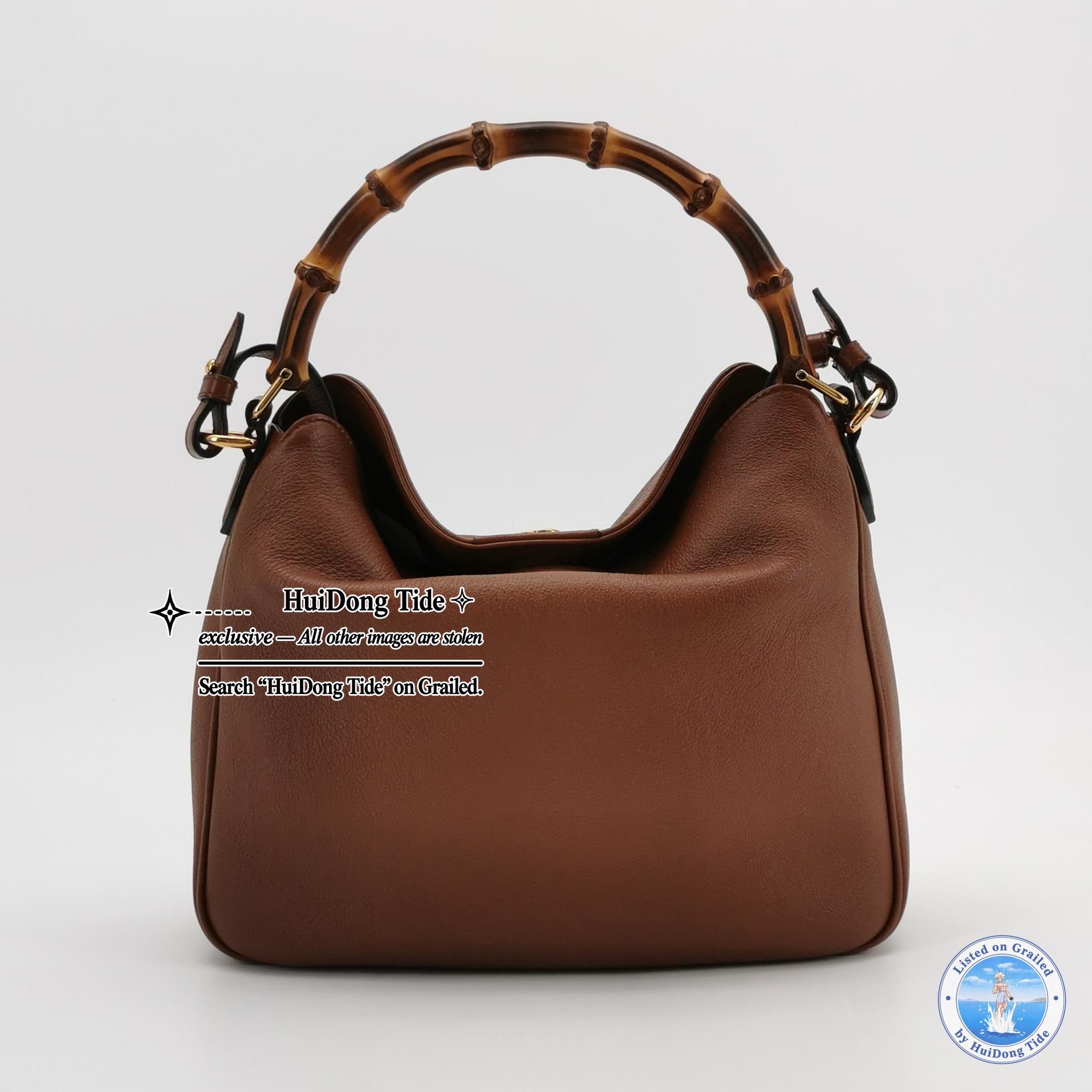Gucci Gucci Diana Medium Leather Bamboo Handle Bag Size OS Size ONE SIZE - 5 Thumbnail