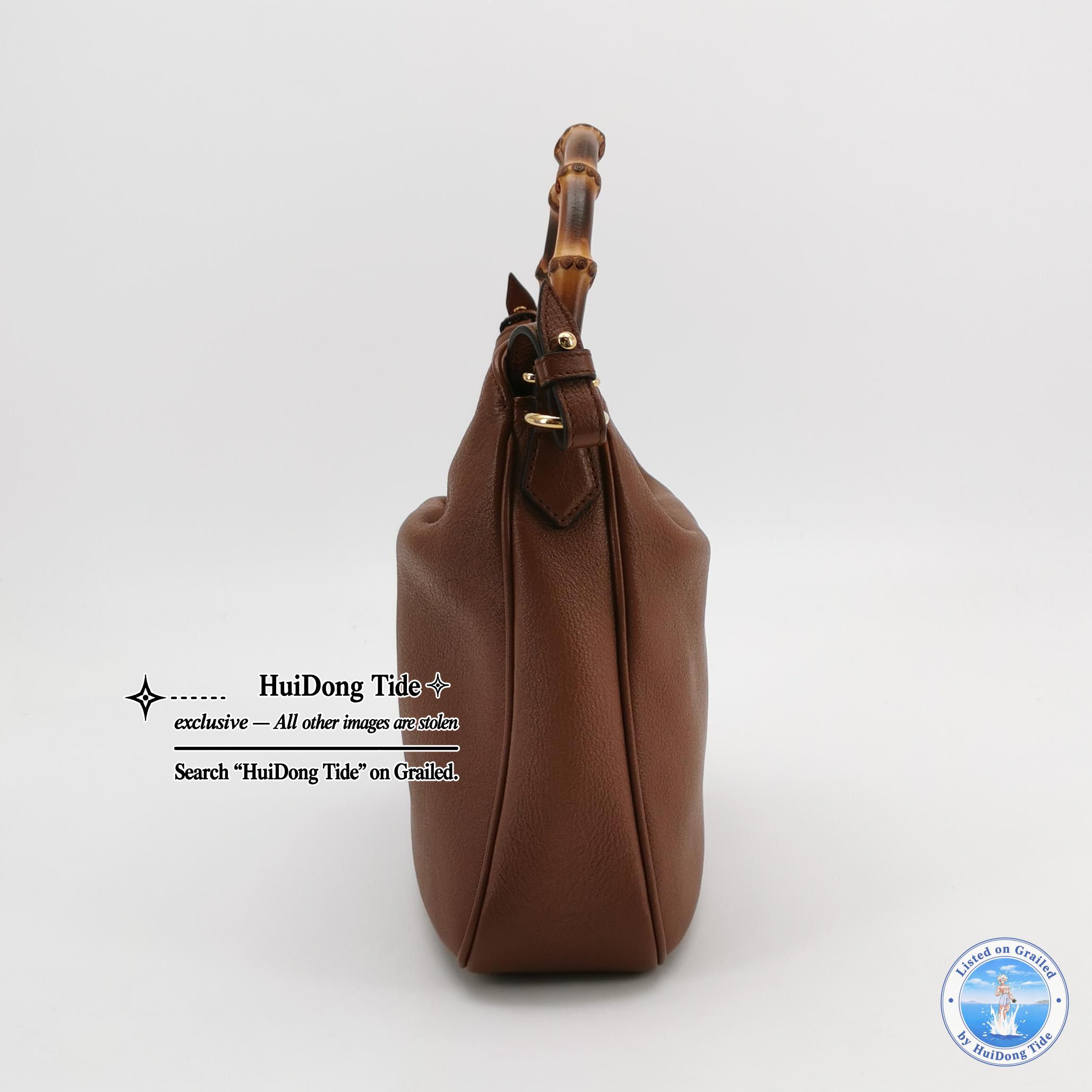 Gucci Gucci Diana Medium Leather Bamboo Handle Bag Size OS Size ONE SIZE - 3 Thumbnail