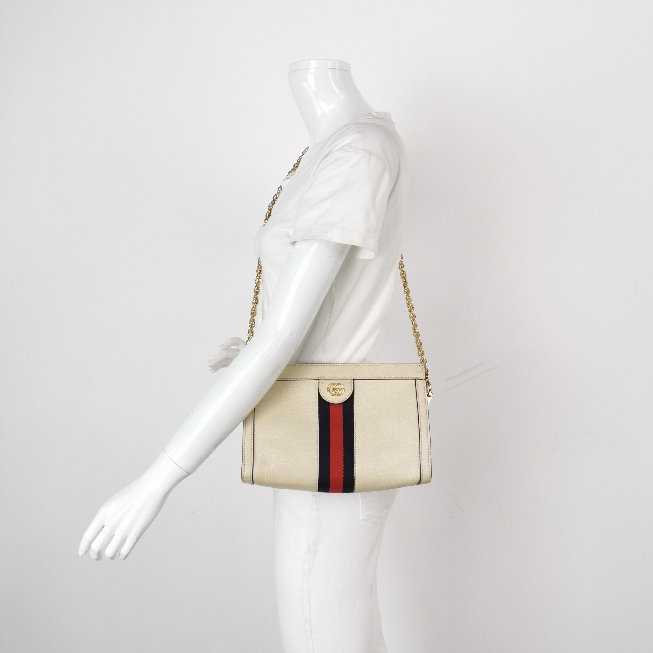 Gucci Gucci Ophidia Stripe Leather Shoulder Bag Size ONE SIZE - 2 Thumbnail