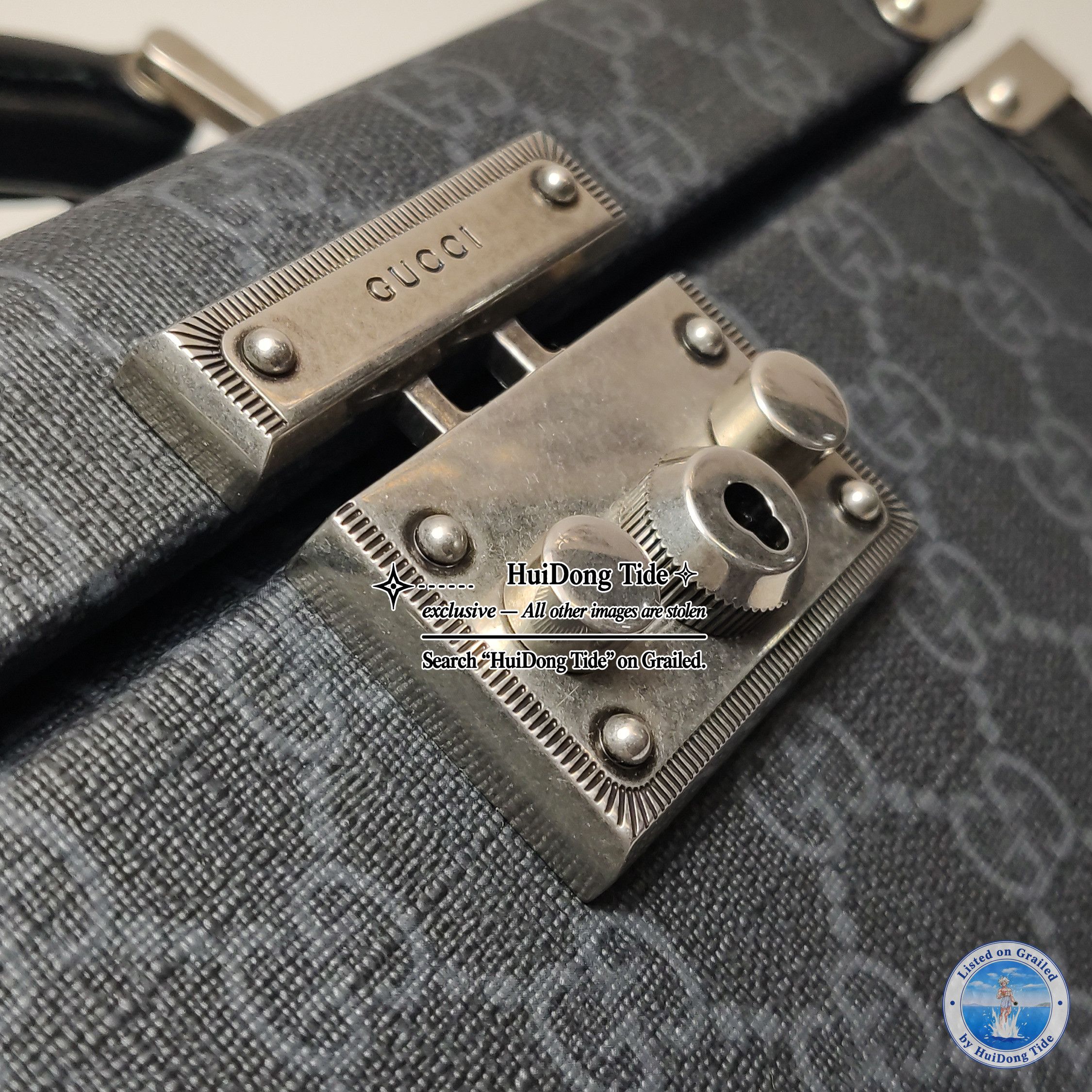 Gucci Gucci GG Supreme Monogram Trunk Handle Bag Size ONE SIZE - 11 Thumbnail