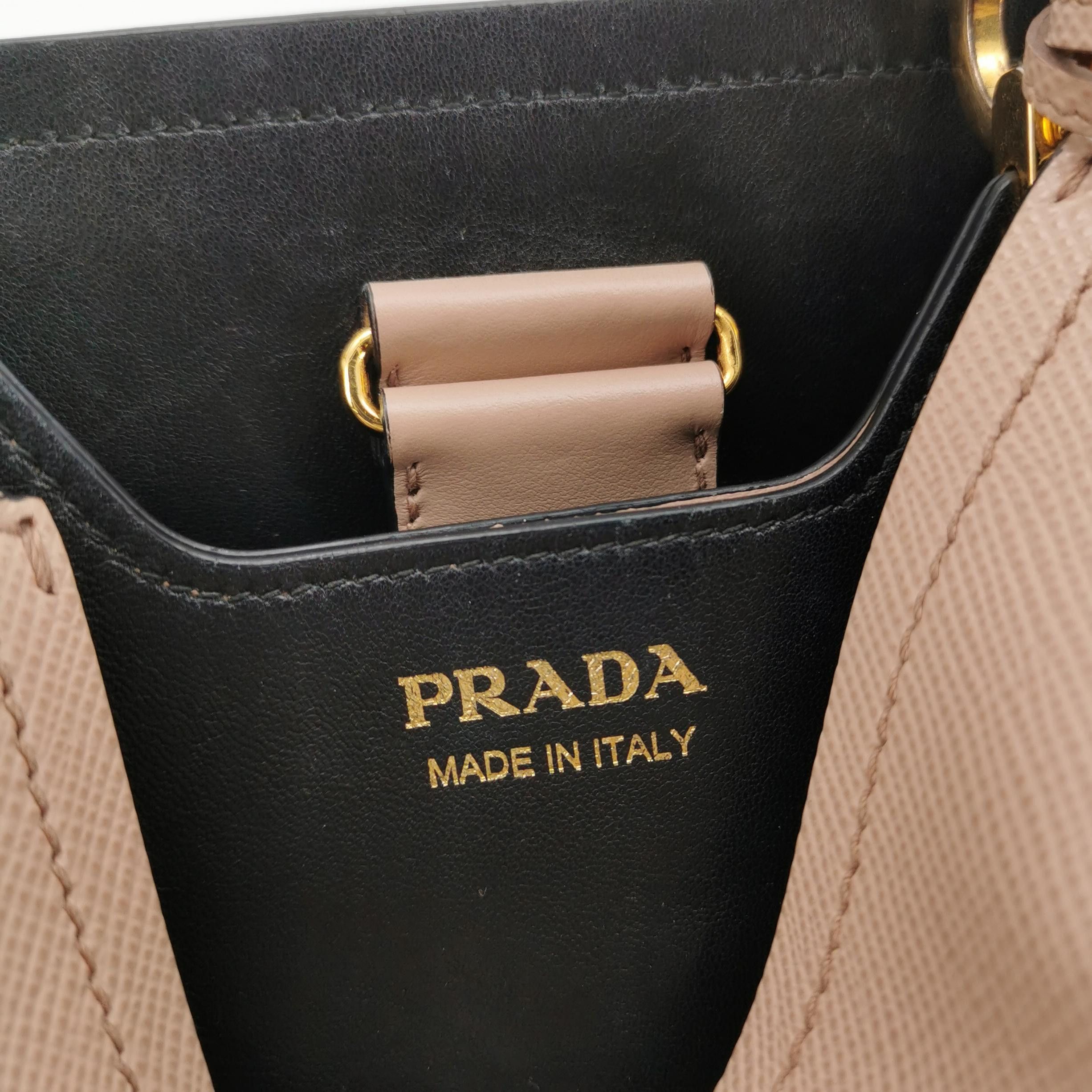 Prada Prada Panier Saffiano Leather Mini Handle Bag Size ONE SIZE - 8 Thumbnail