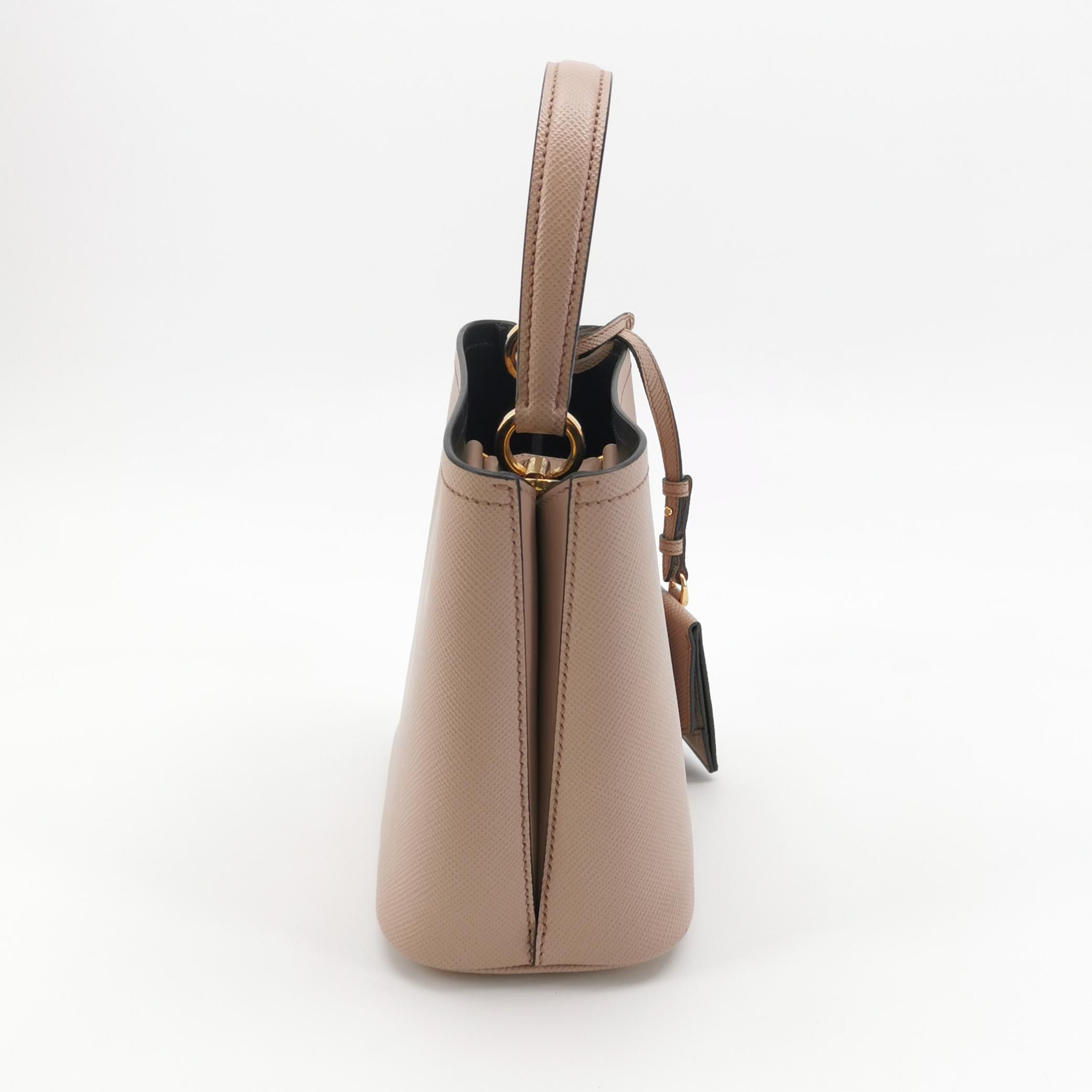 Prada Prada Panier Saffiano Leather Mini Handle Bag Size ONE SIZE - 4 Thumbnail