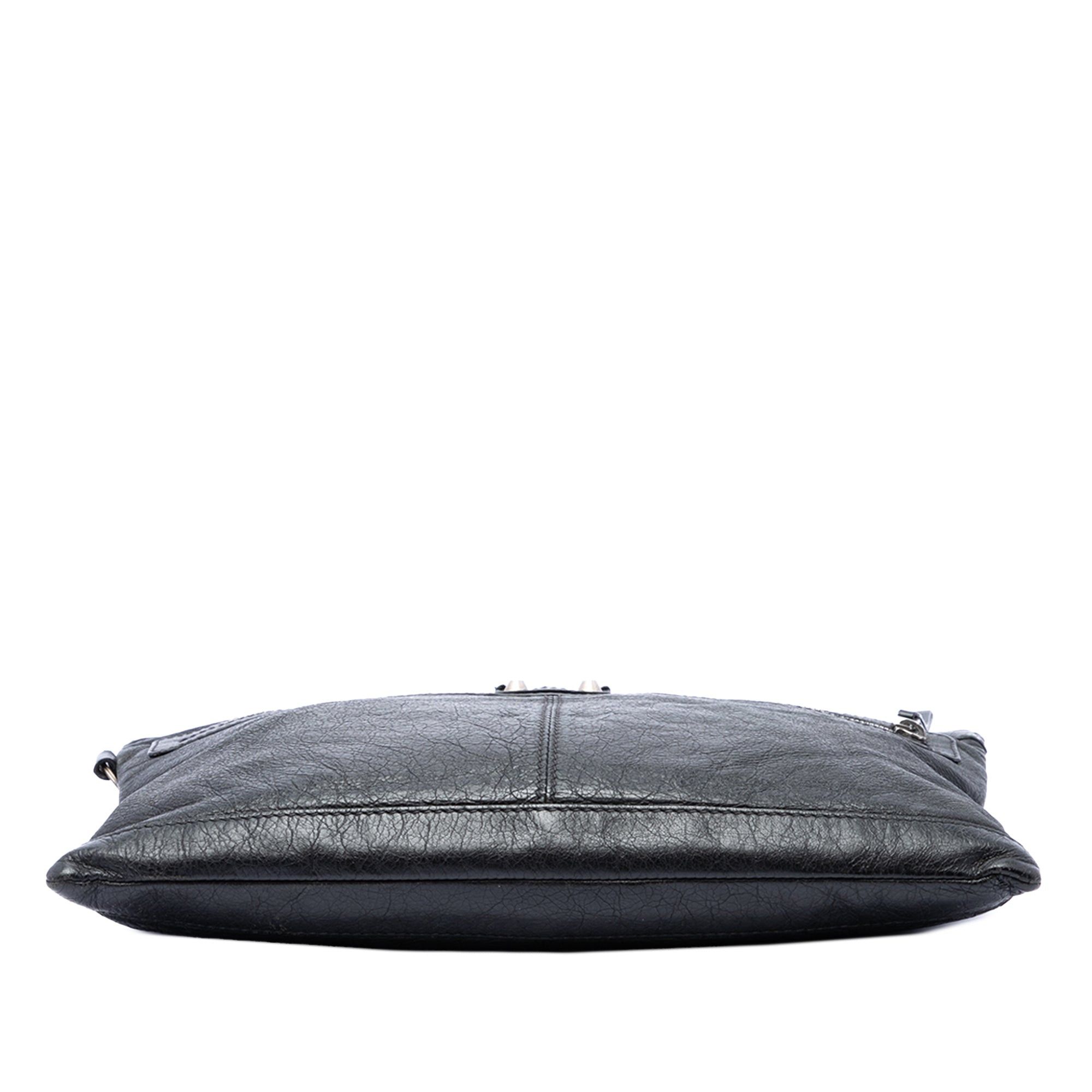 Balenciaga Lambskin Motocross Classic Clip Clutch L Size ONE SIZE - 3 Thumbnail