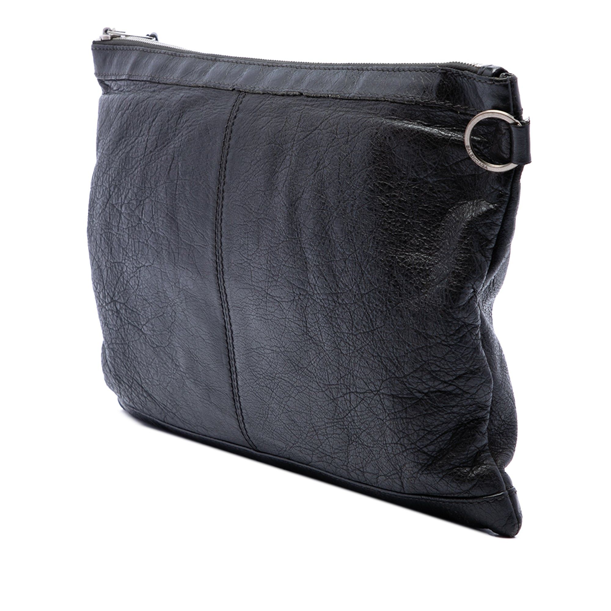 Balenciaga Lambskin Motocross Classic Clip Clutch L Size ONE SIZE - 2 Thumbnail