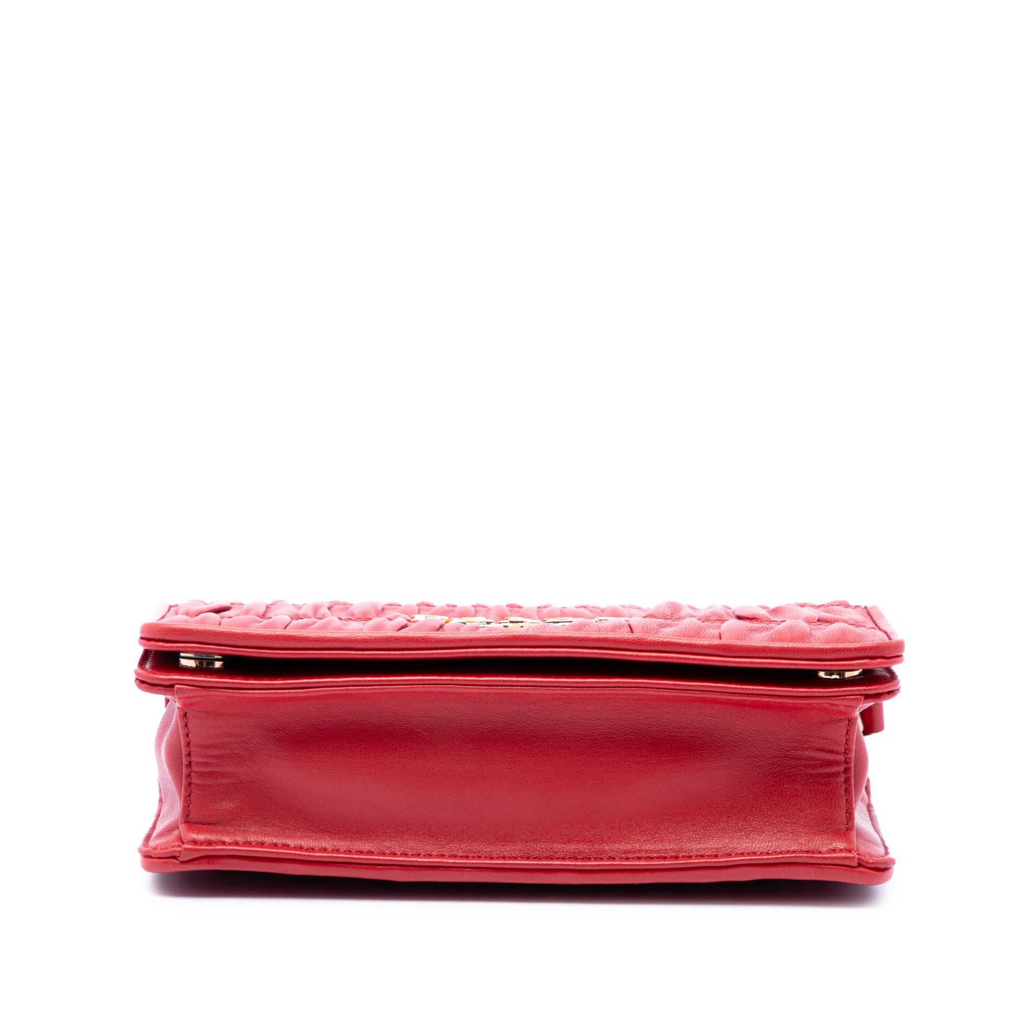Prada Nappa Gaufre Chain Flap Size ONE SIZE - 3 Thumbnail