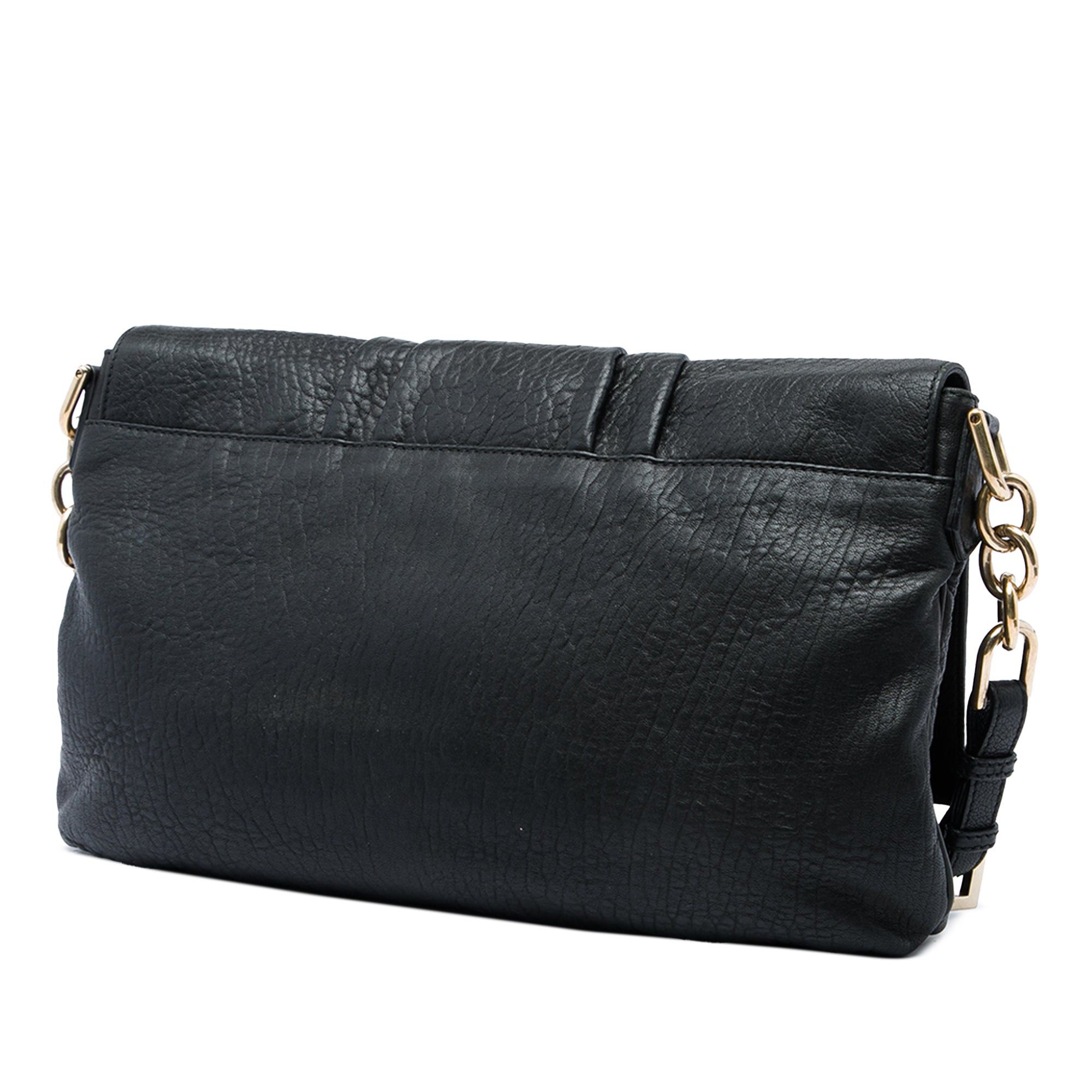 Fendi Crinkled Lambskin Mia Flap Crossbody Size ONE SIZE - 2 Thumbnail