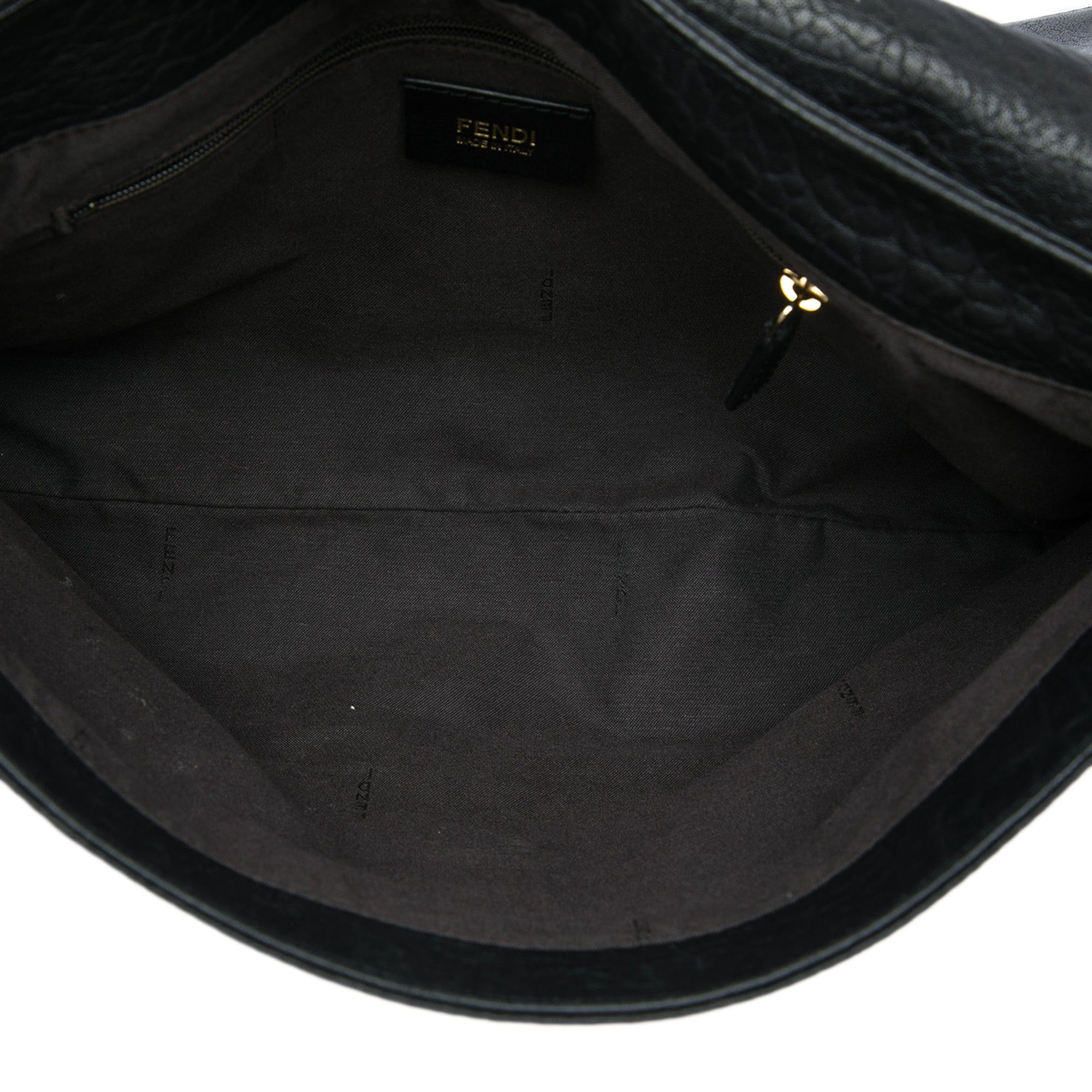 Fendi Crinkled Lambskin Mia Flap Crossbody Size ONE SIZE - 4 Thumbnail