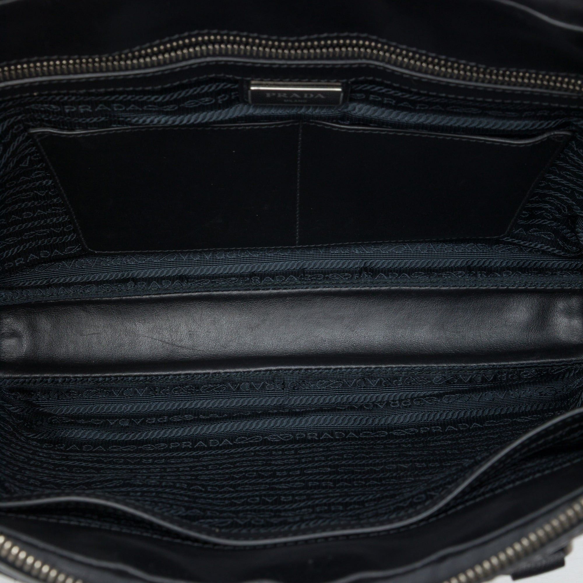 Prada Saffiano Striped Business Bag Size ONE SIZE - 4 Thumbnail