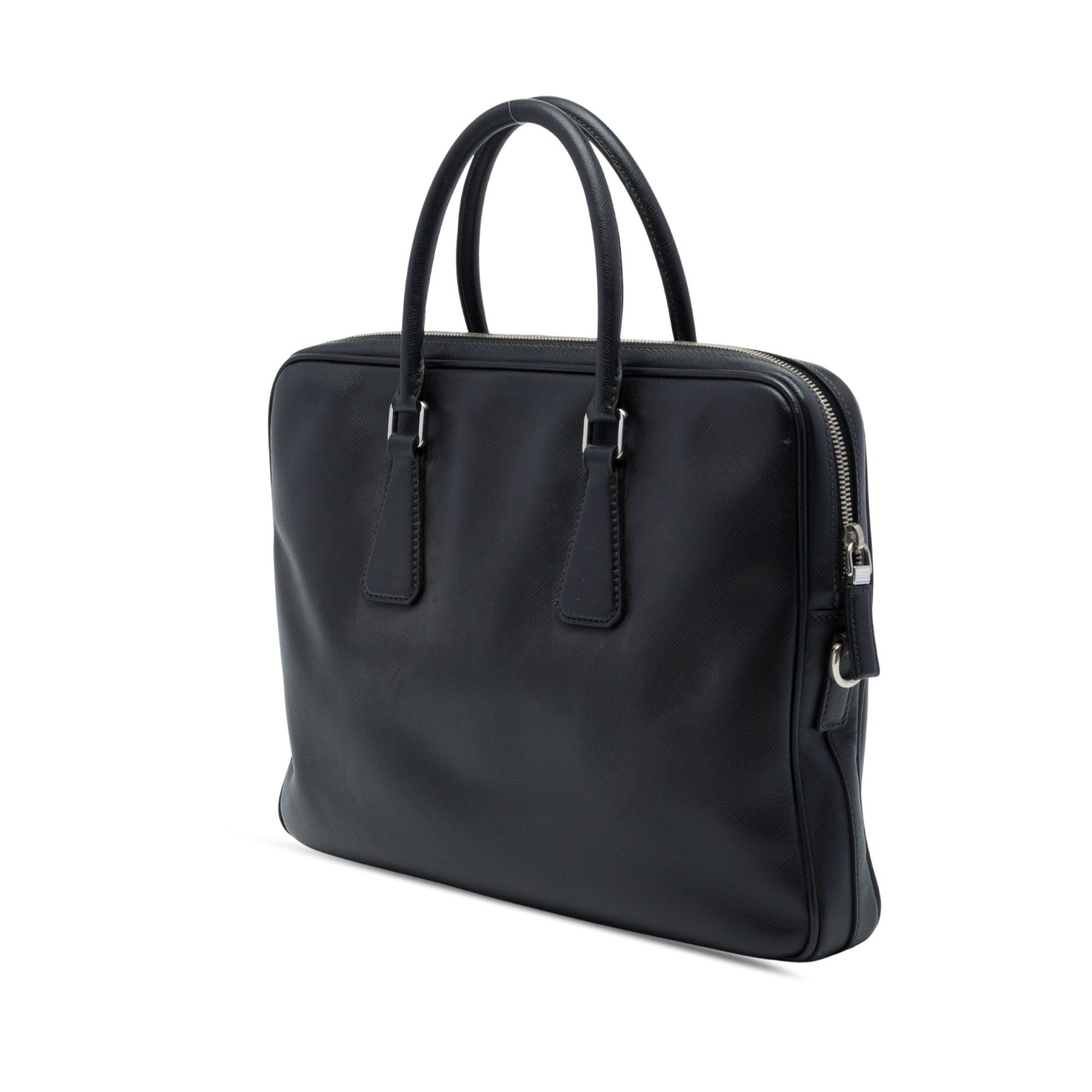 Prada Saffiano Striped Business Bag Size ONE SIZE - 2 Thumbnail