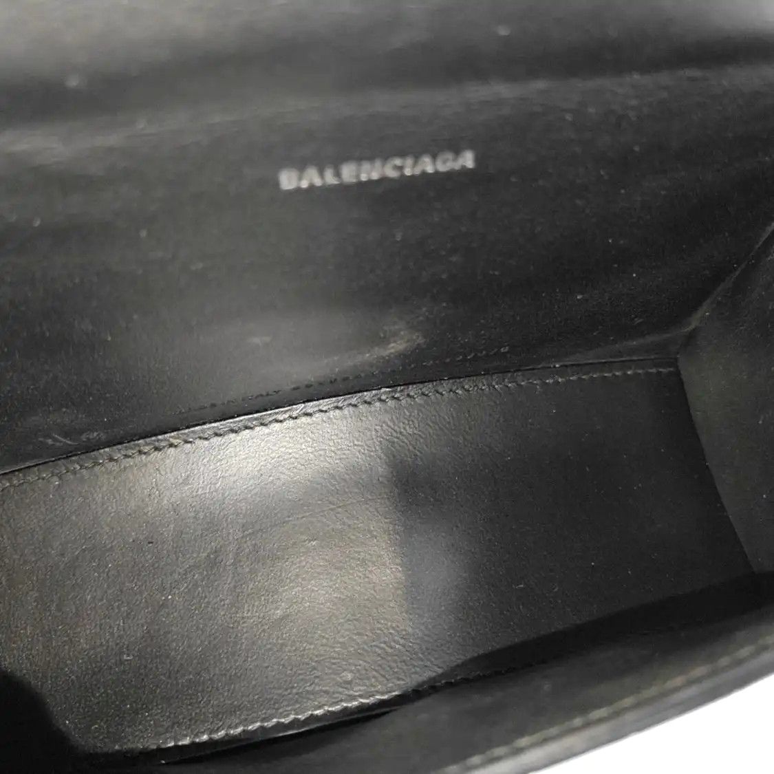 Balenciaga BALENCIAGA Hourglass ultra Small black cowhide leather crocodile Hourglass shoul Size ONE SIZE - 7 Thumbnail