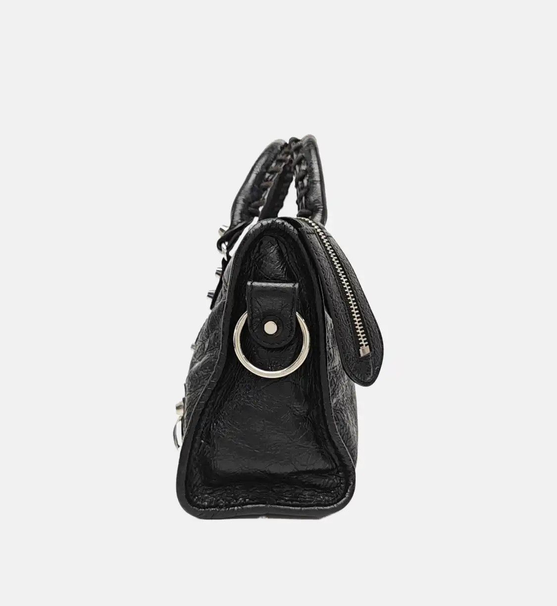 Balenciaga BALENCIAGA Classic City mini black sheepskin Motorcycle shoulder bag crossbody b Size ONE SIZE - 3 Thumbnail