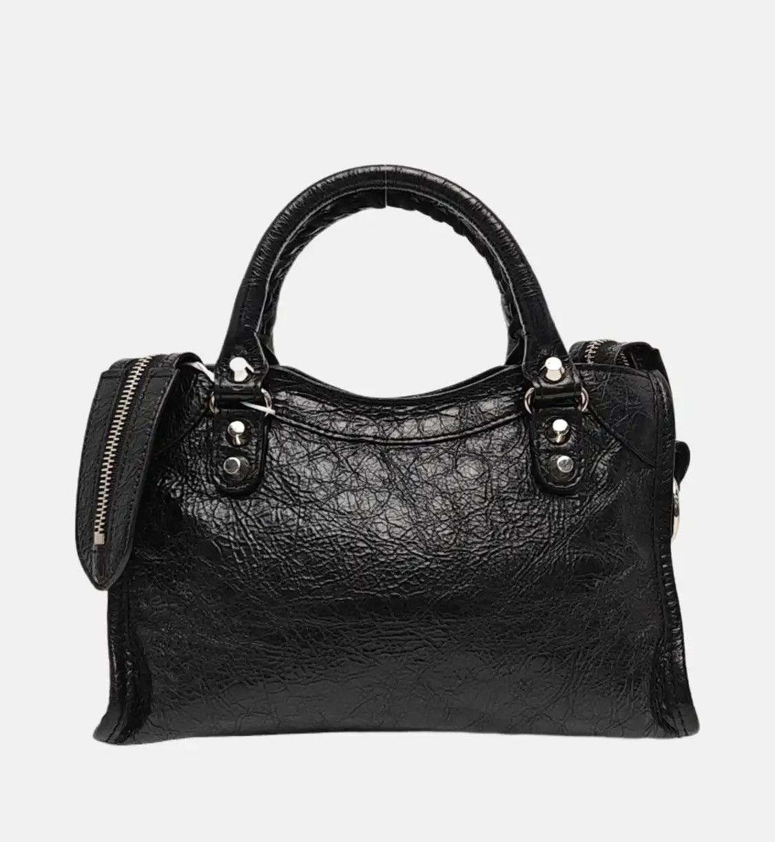 Balenciaga BALENCIAGA Classic City mini black sheepskin Motorcycle shoulder bag crossbody b Size ONE SIZE - 5 Thumbnail