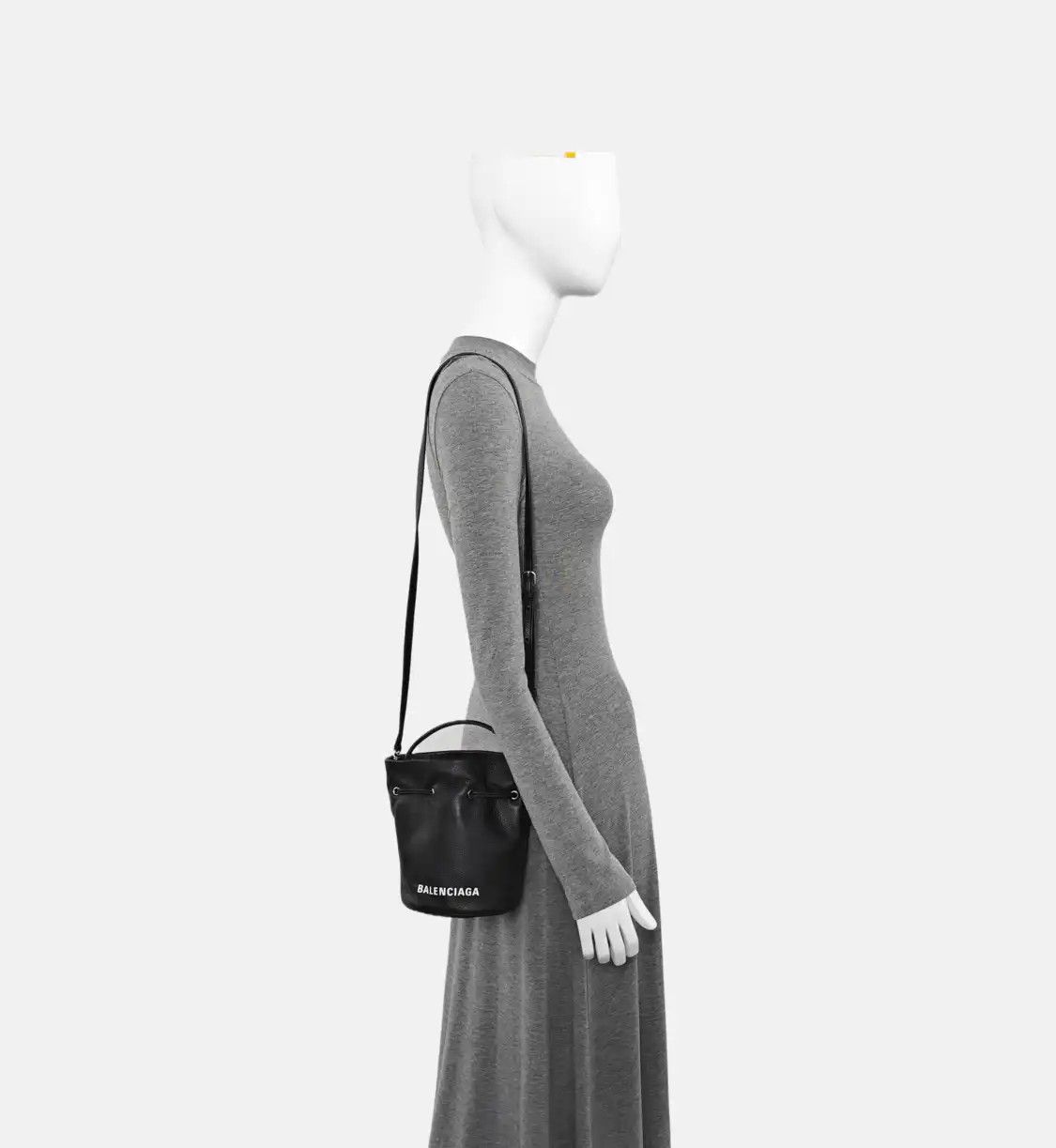 Balenciaga BALENCIAGA Everyday XS black cowhide leather shoulder bag silver hardware detach Size ONE SIZE - 2 Thumbnail