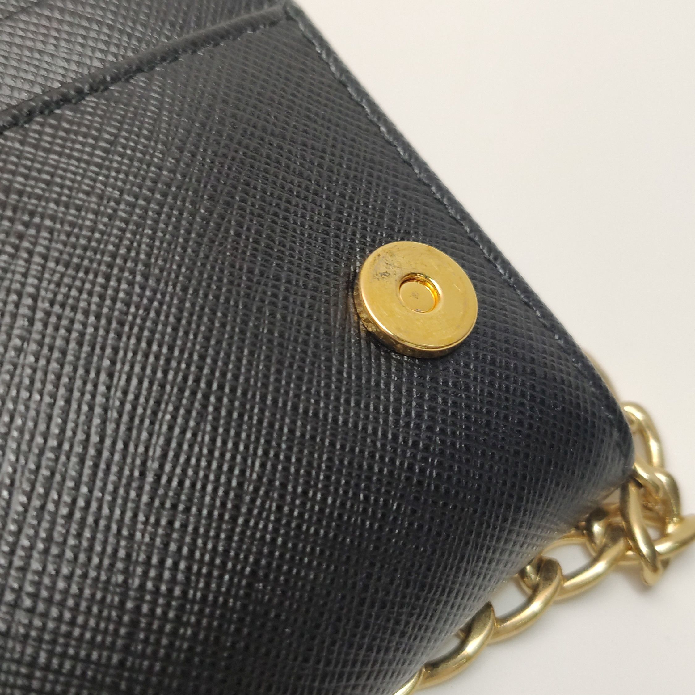 Prada Prada Saffiano Leather Chain Shoulder Bag Size ONE SIZE - 15 Thumbnail