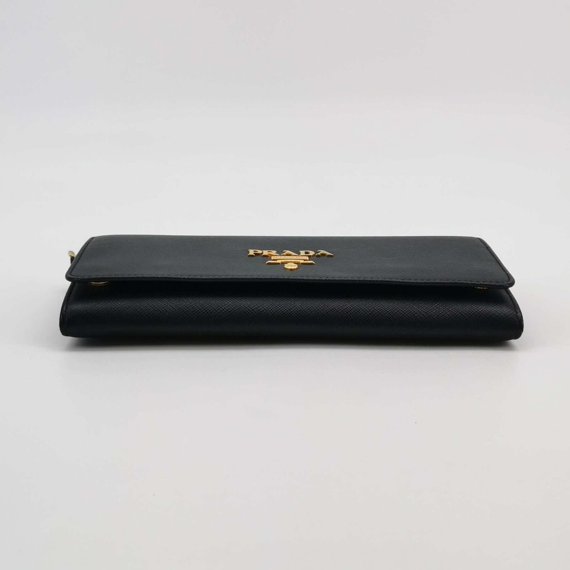 Prada Prada Saffiano Leather Chain Shoulder Bag Size ONE SIZE - 6 Thumbnail