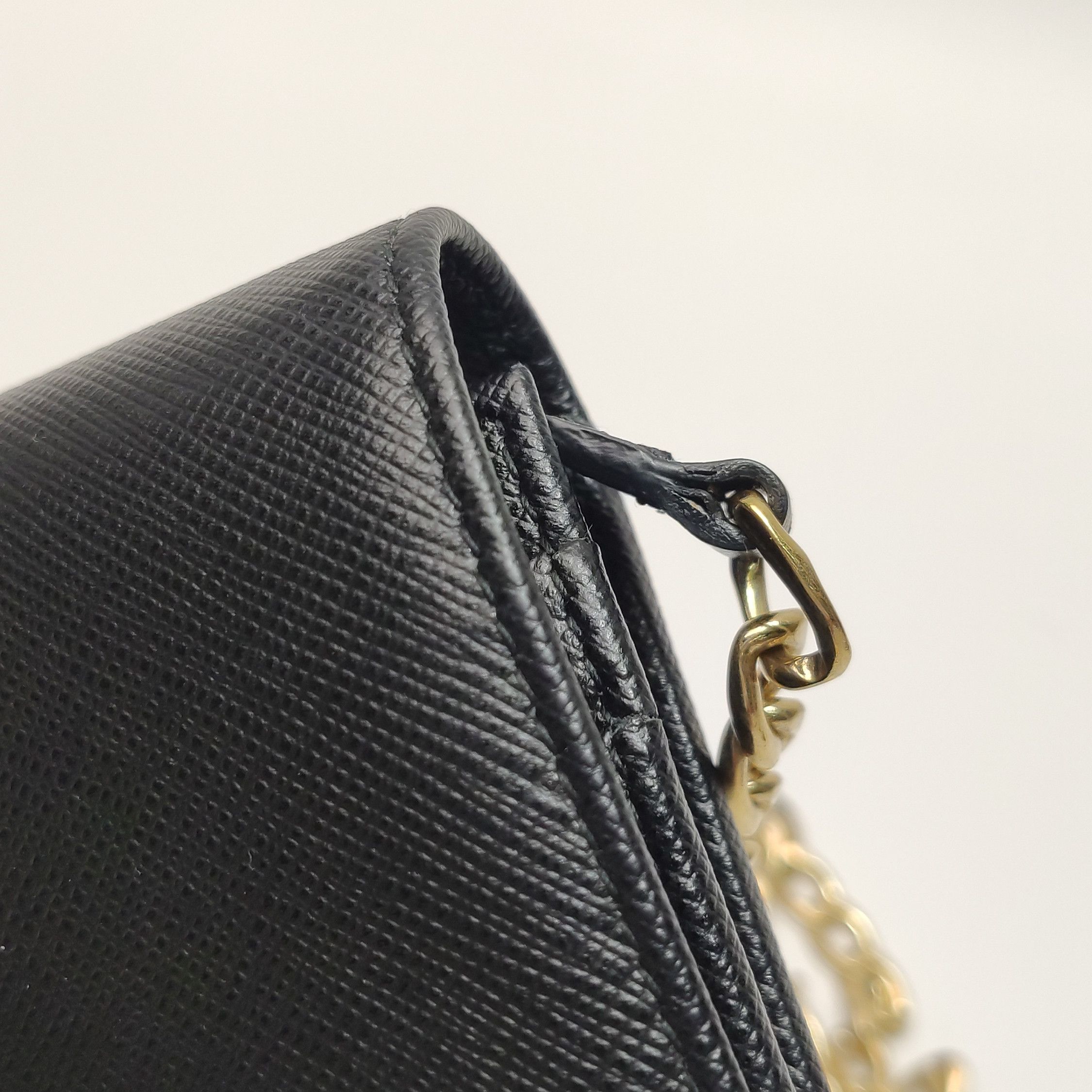 Prada Prada Saffiano Leather Chain Shoulder Bag Size ONE SIZE - 19 Thumbnail