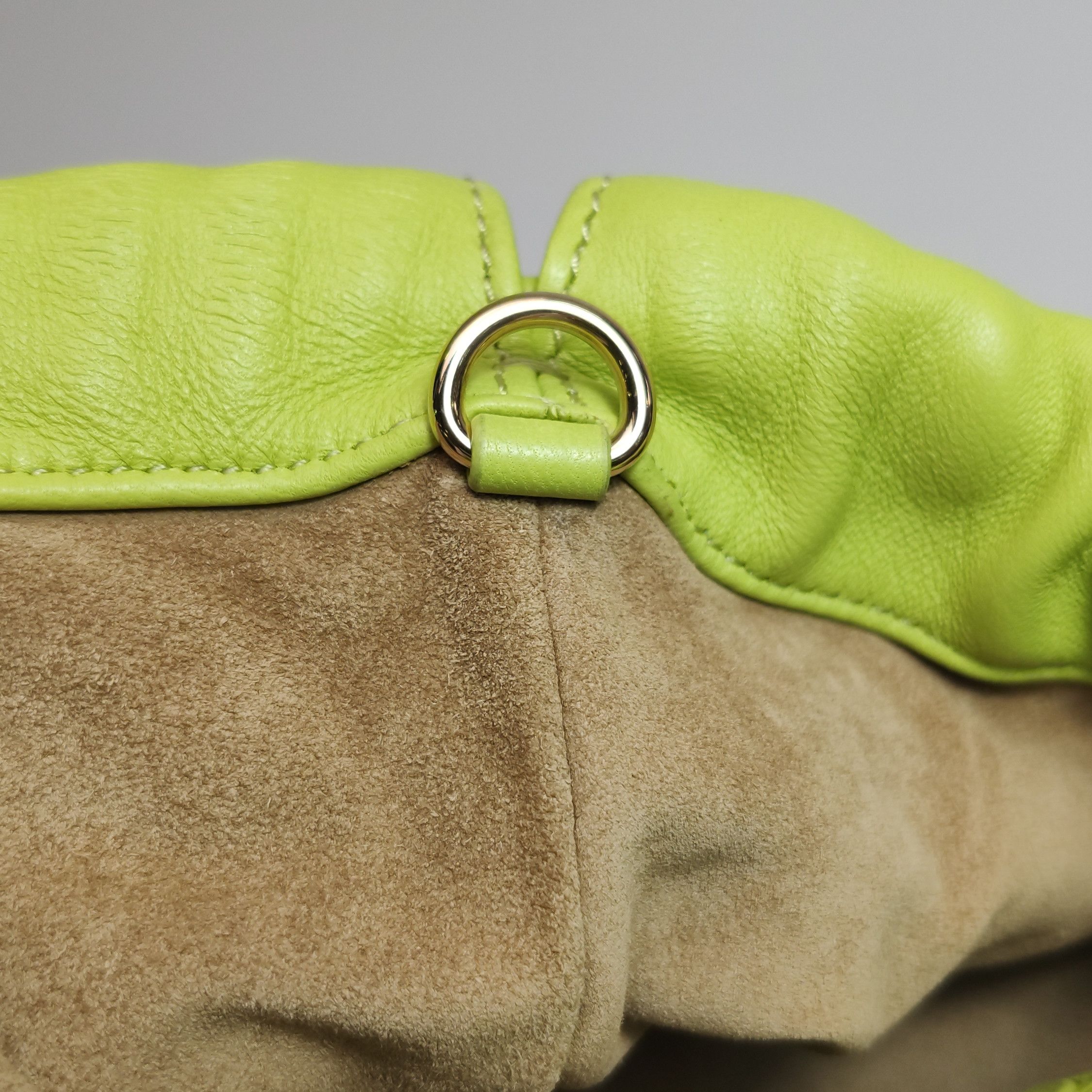 Loewe Loewe Flamenco Mini Green Leather Shoulder Bag Size ONE SIZE - 11 Thumbnail