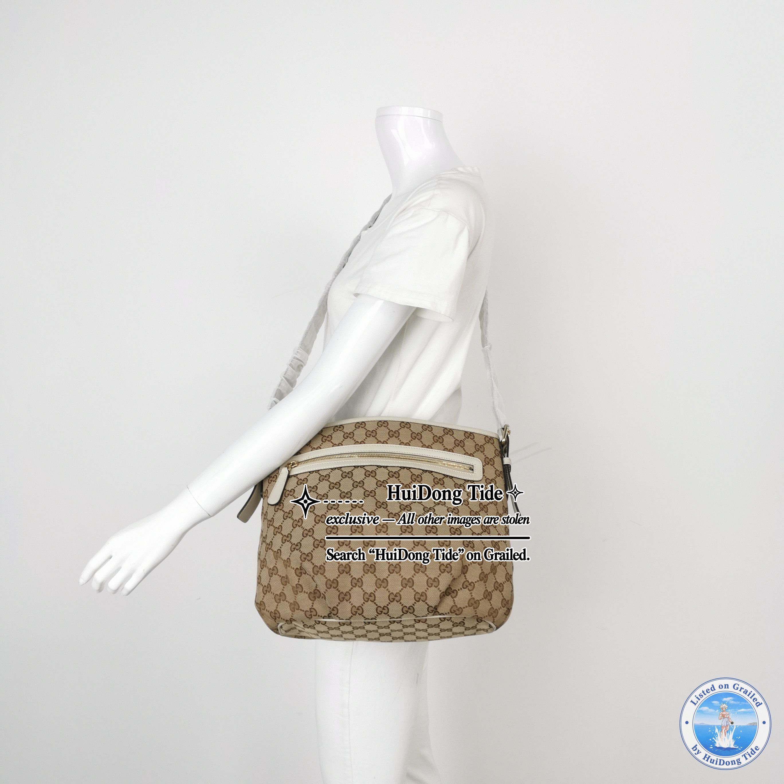 Gucci Gucci GG Canvas Monogram Shoulder Bag One Size Size ONE SIZE - 2 Thumbnail