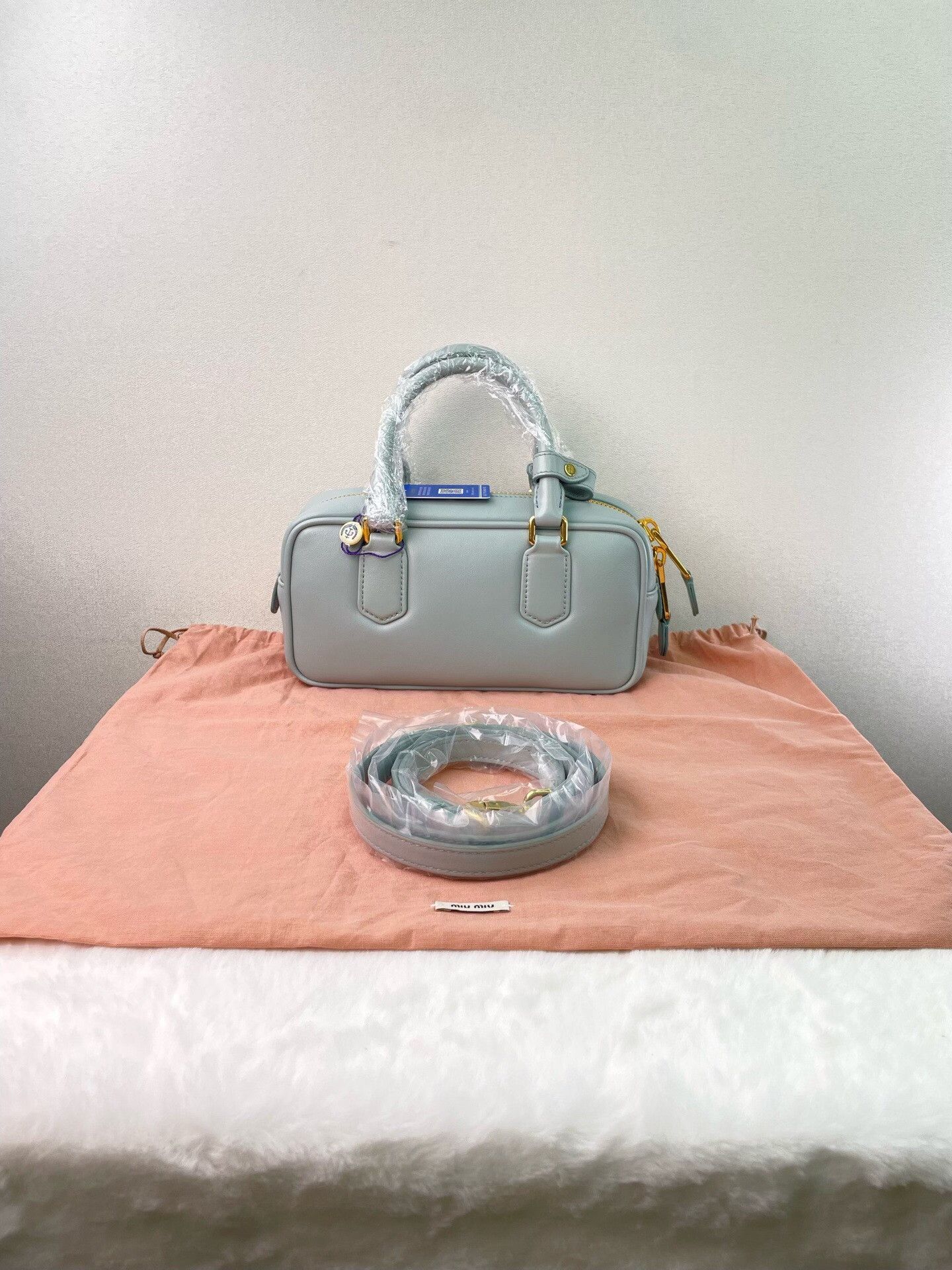 Miu Miu Miu Miu Arcadie Gold Hardware Handbag Size ONE SIZE - 2 Thumbnail