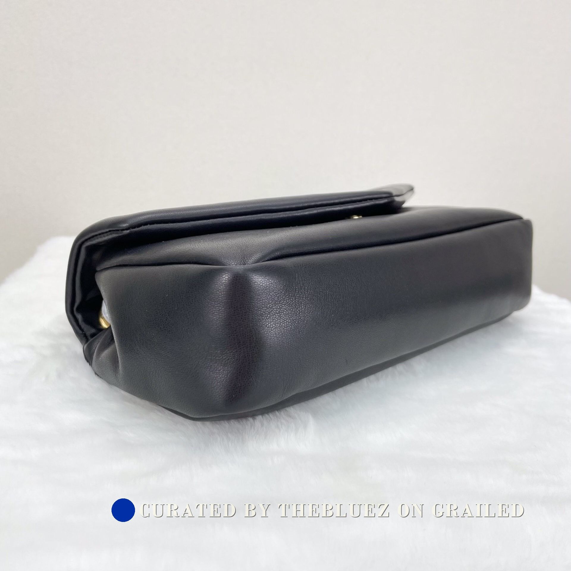 Saint Laurent Paris YSL Calypso Black Leather Handbag Size ONE SIZE - 5 Thumbnail