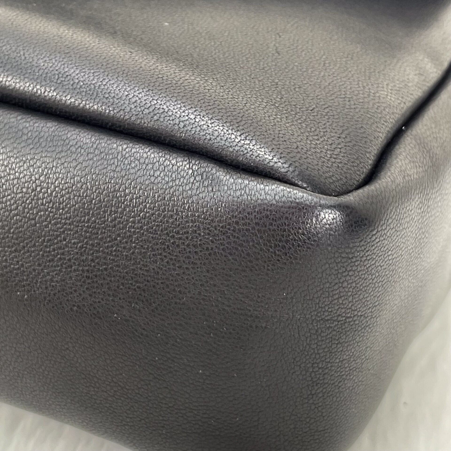 Saint Laurent Paris YSL Calypso Black Leather Handbag Size ONE SIZE - 6 Thumbnail