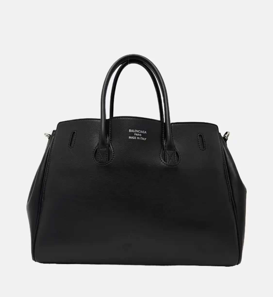 Balenciaga BALENCIAGA Bel Air Small black cowhide leather shoulder bag handbag crossbody ba Size ONE SIZE - 5 Thumbnail