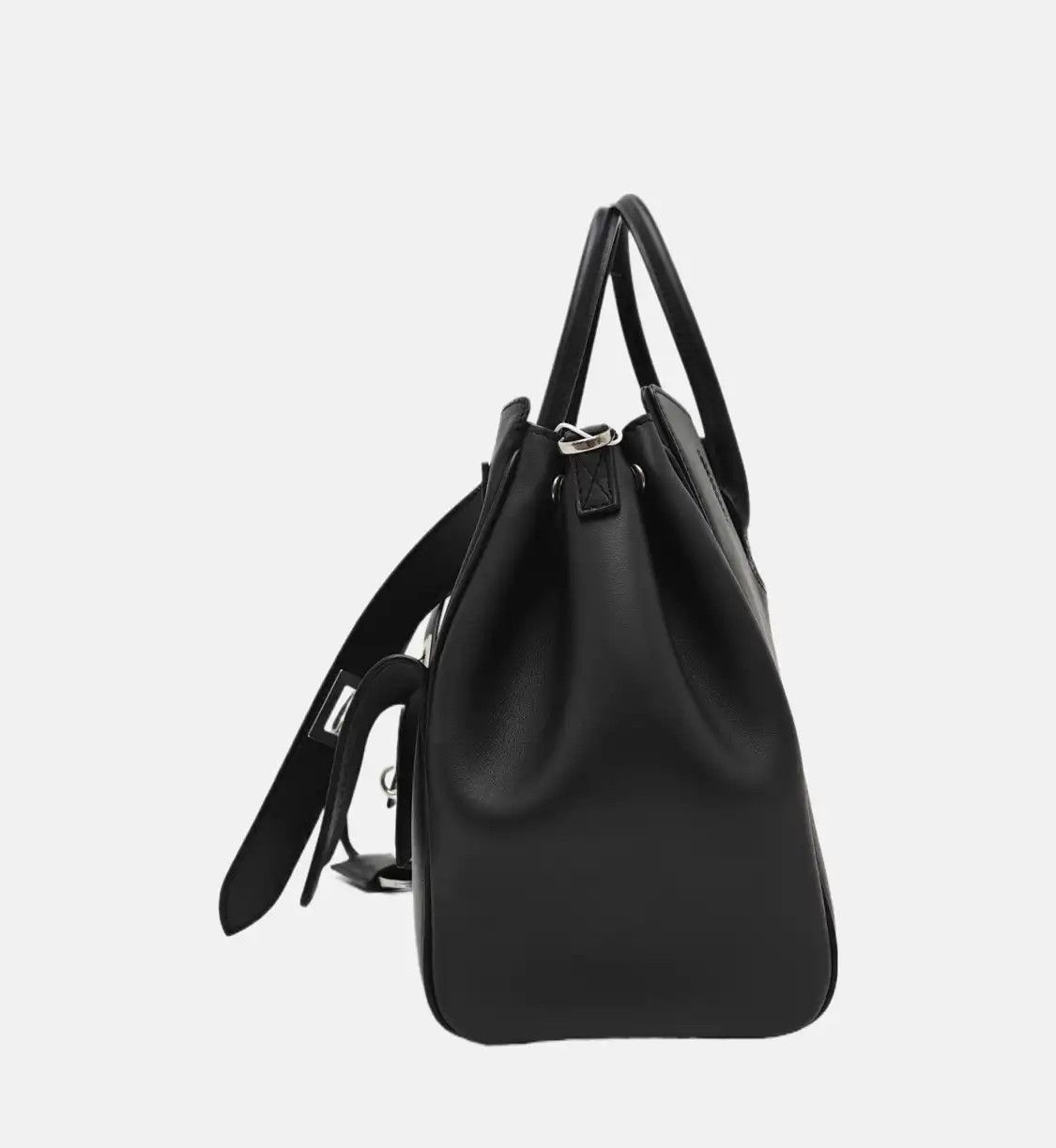 Balenciaga BALENCIAGA Bel Air Small black cowhide leather shoulder bag handbag crossbody ba Size ONE SIZE - 3 Thumbnail