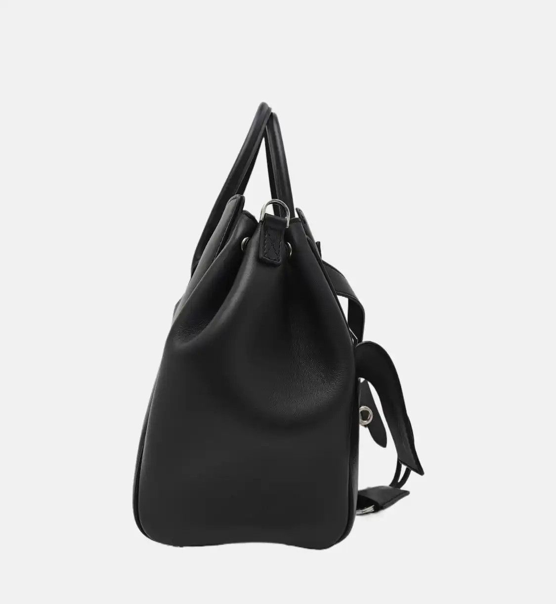 Balenciaga BALENCIAGA Bel Air Small black cowhide leather shoulder bag handbag crossbody ba Size ONE SIZE - 4 Thumbnail