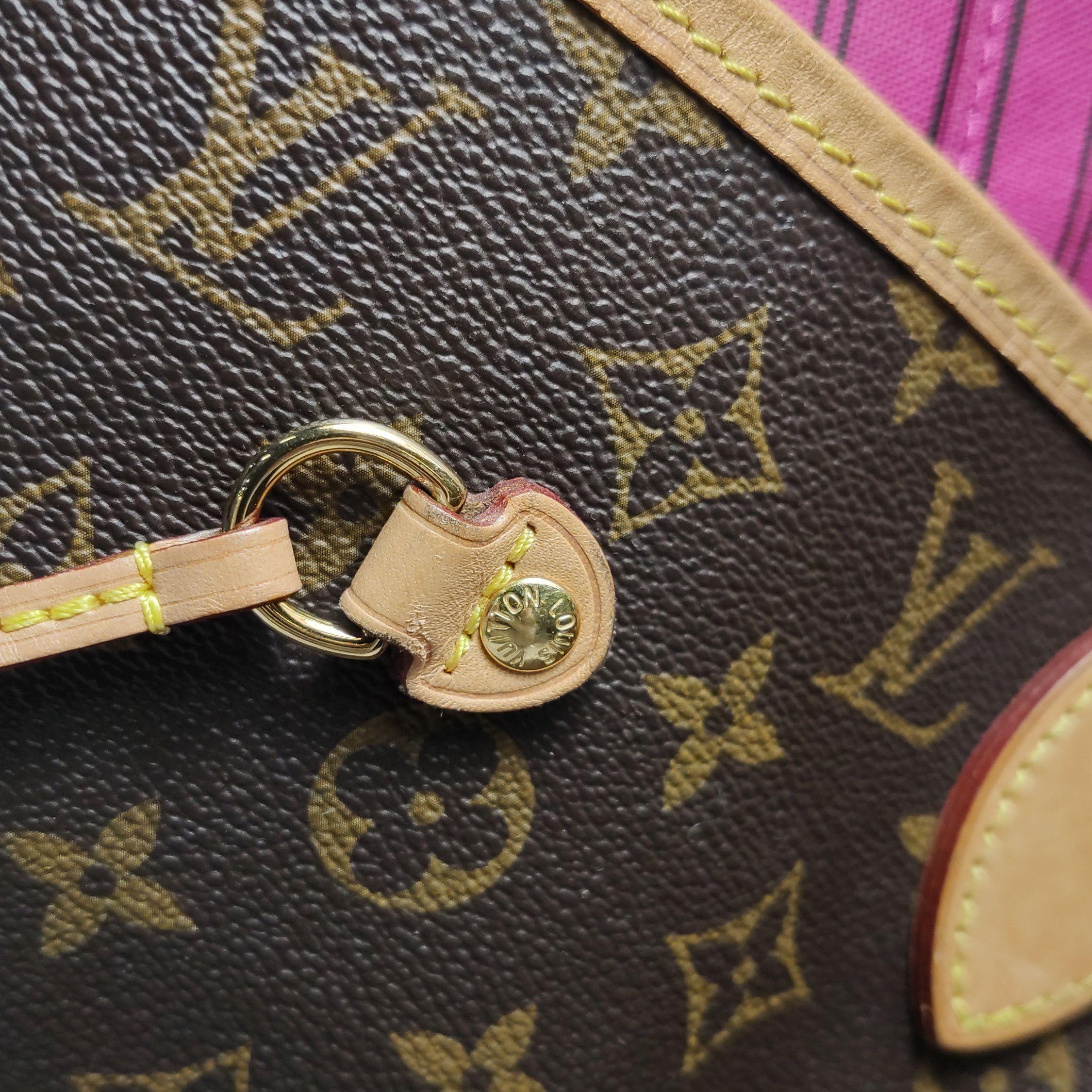 Louis Vuitton Louis Vuitton Neverfull MM Monogram Tote Bag One Size Size ONE SIZE - 18 Thumbnail