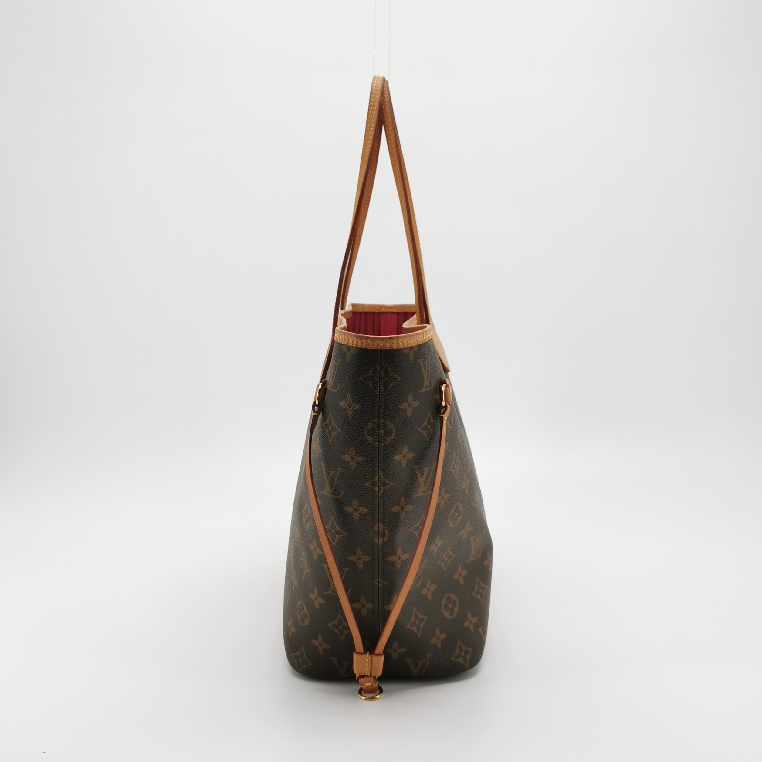 Louis Vuitton Louis Vuitton Neverfull MM Monogram Tote Bag One Size Size ONE SIZE - 4 Thumbnail
