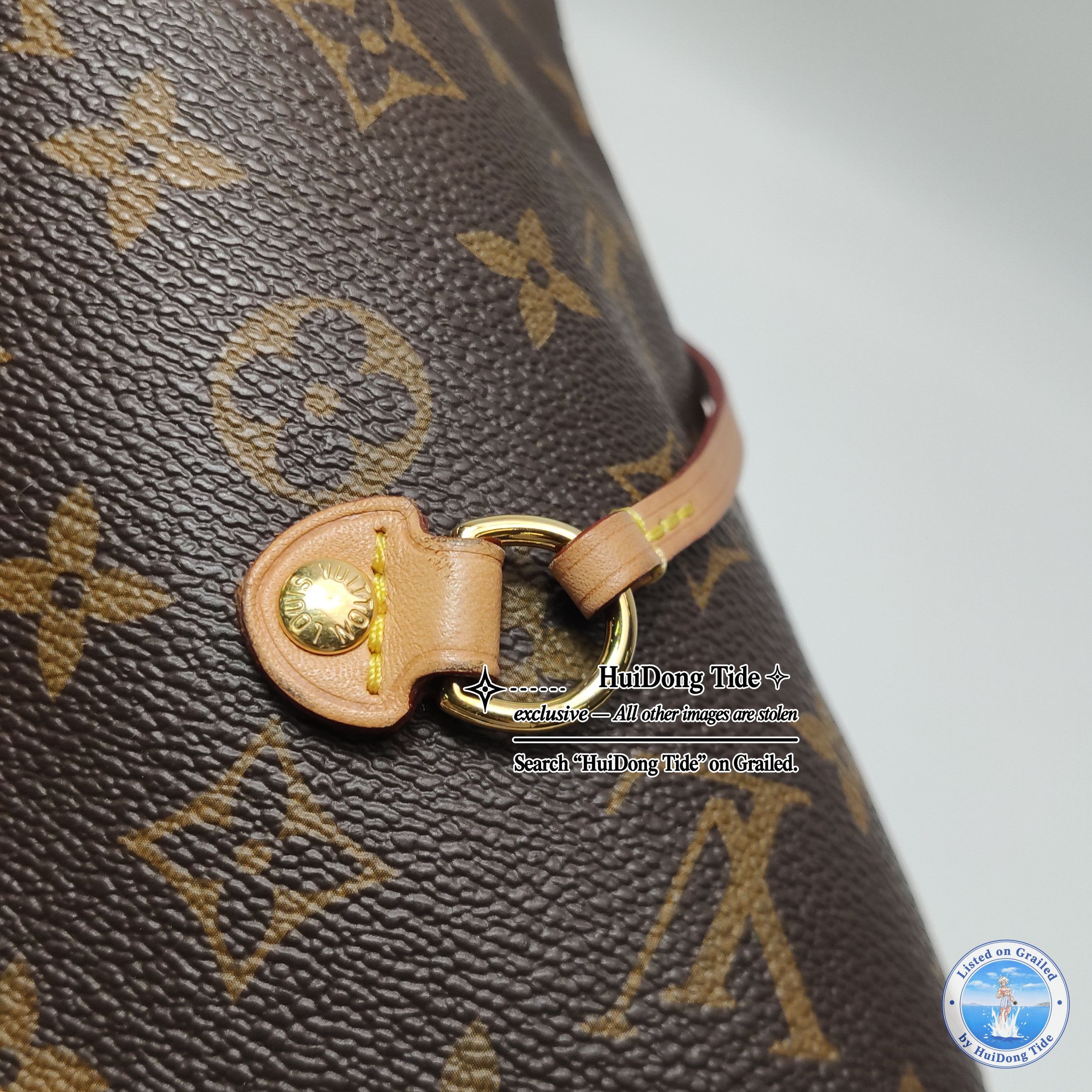 Louis Vuitton Louis Vuitton Neverfull MM Monogram Tote Bag One Size Size ONE SIZE - 14 Thumbnail