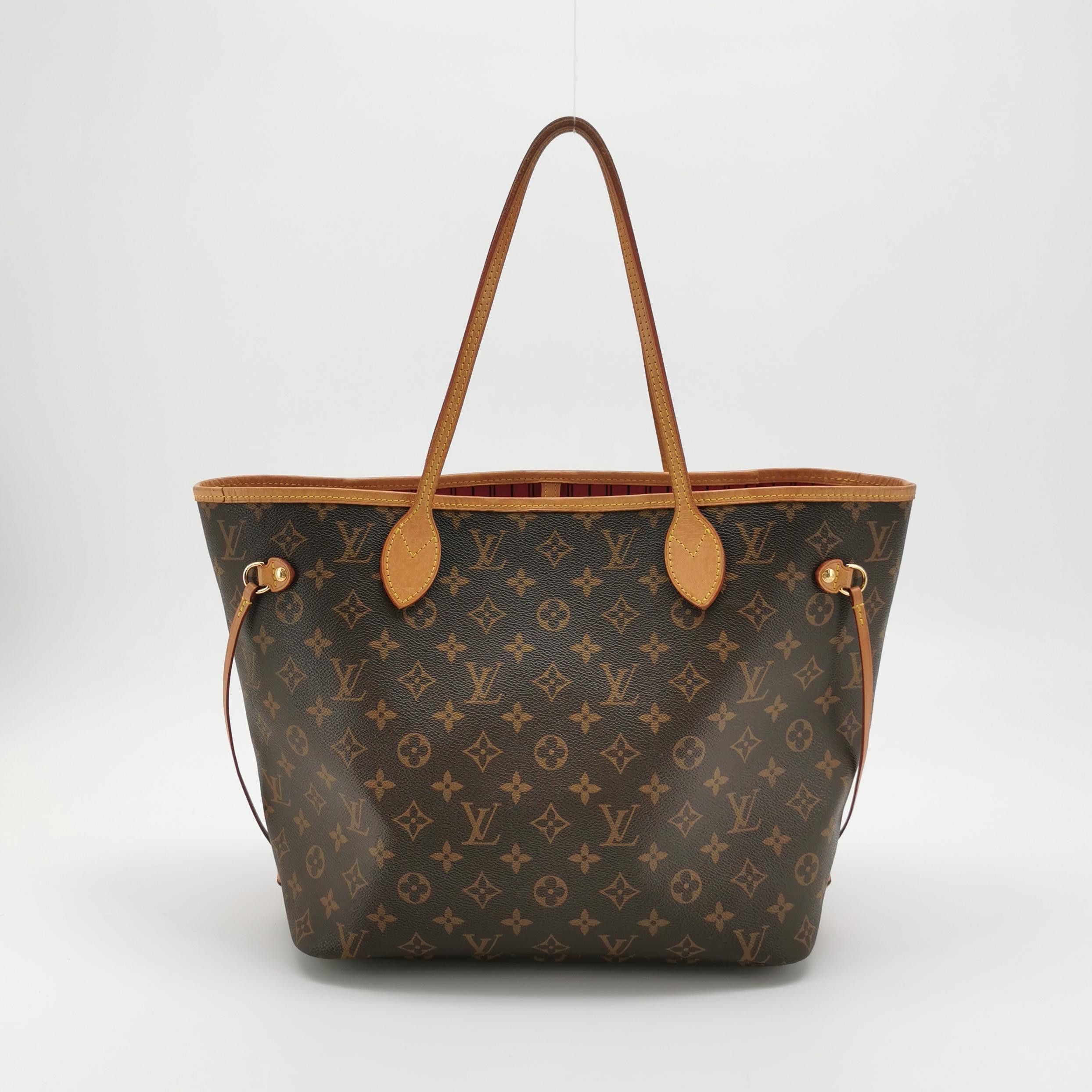 Louis Vuitton Louis Vuitton Neverfull MM Monogram Tote Bag One Size Size ONE SIZE - 9 Thumbnail