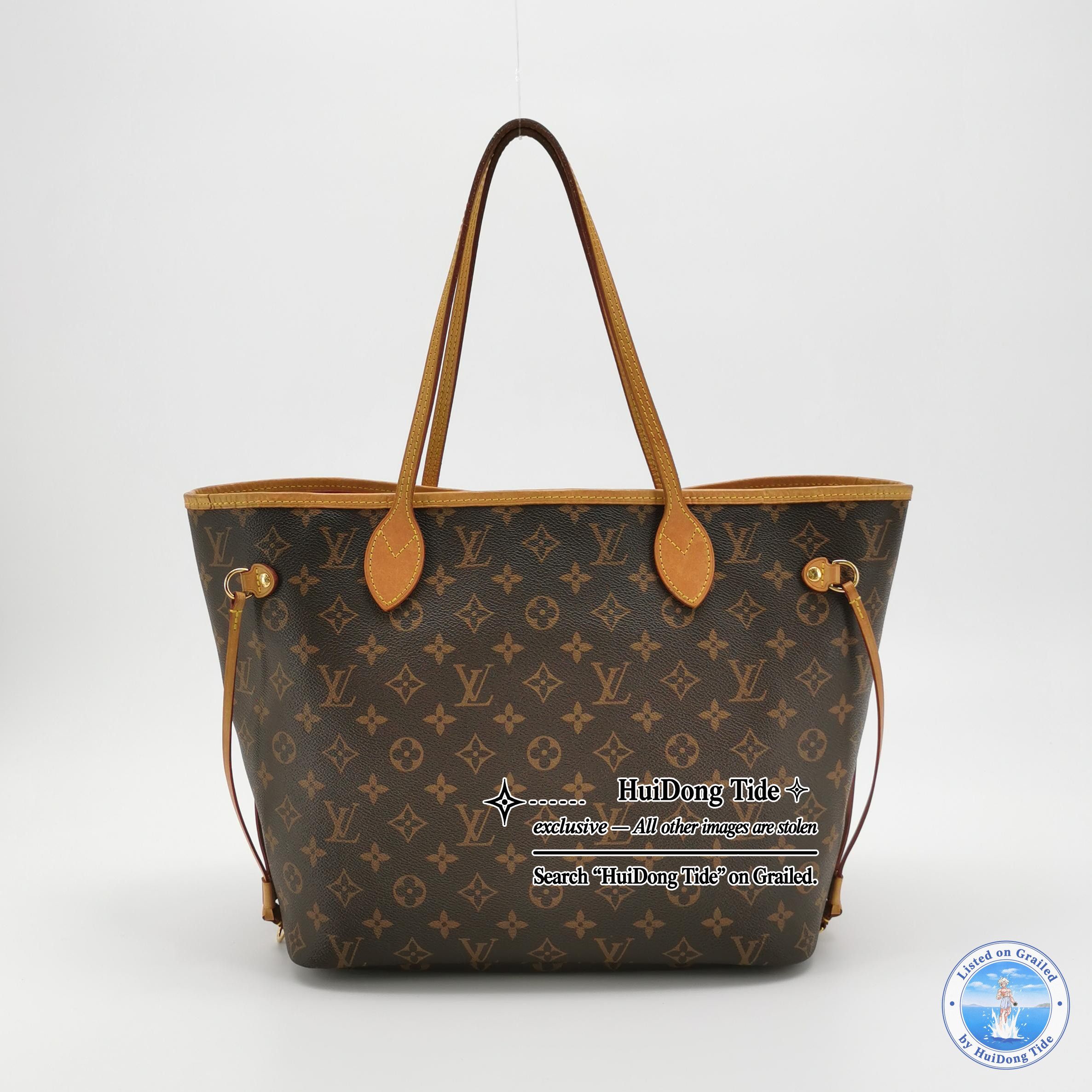 Louis Vuitton Louis Vuitton Neverfull MM Monogram Tote Bag One Size Size ONE SIZE - 5 Thumbnail