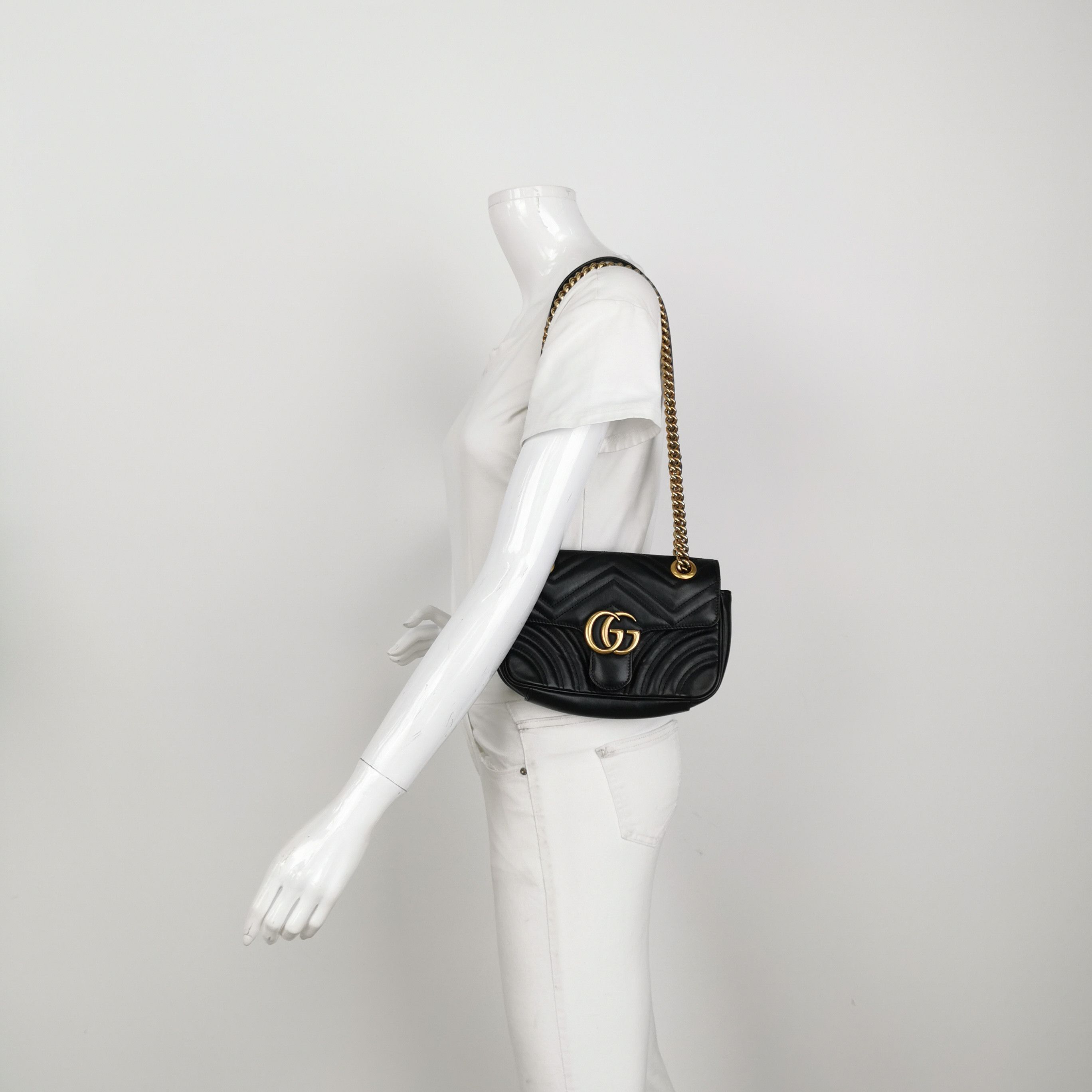 Gucci Gucci GG Marmont Leather Shoulder Bag Size ONE SIZE Size ONE SIZE - 2 Thumbnail