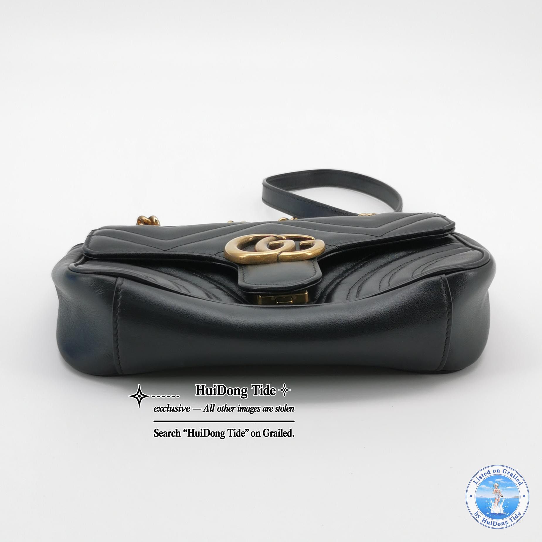 Gucci Gucci GG Marmont Leather Shoulder Bag Size ONE SIZE Size ONE SIZE - 6 Thumbnail