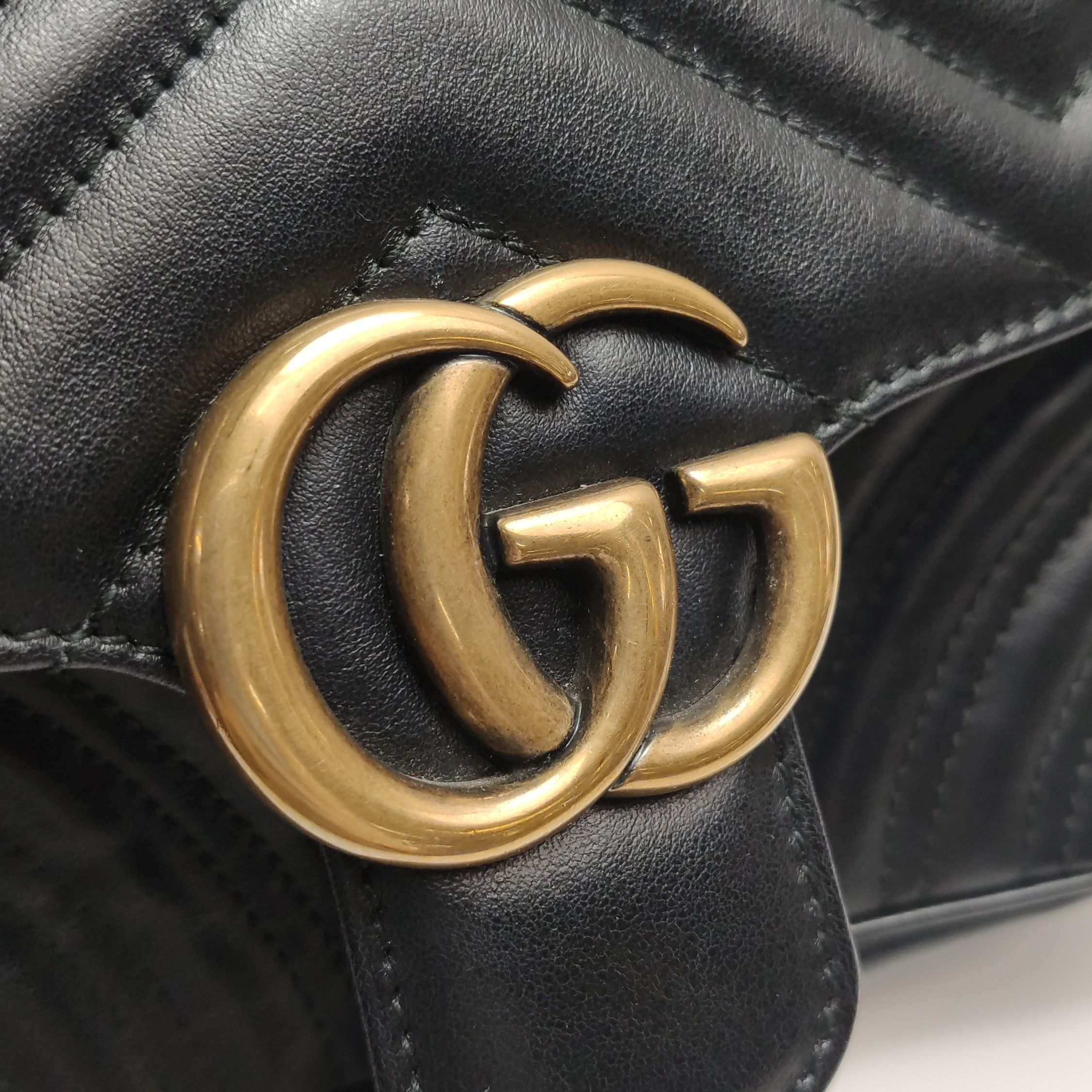 Gucci Gucci GG Marmont Leather Shoulder Bag Size ONE SIZE Size ONE SIZE - 12 Thumbnail