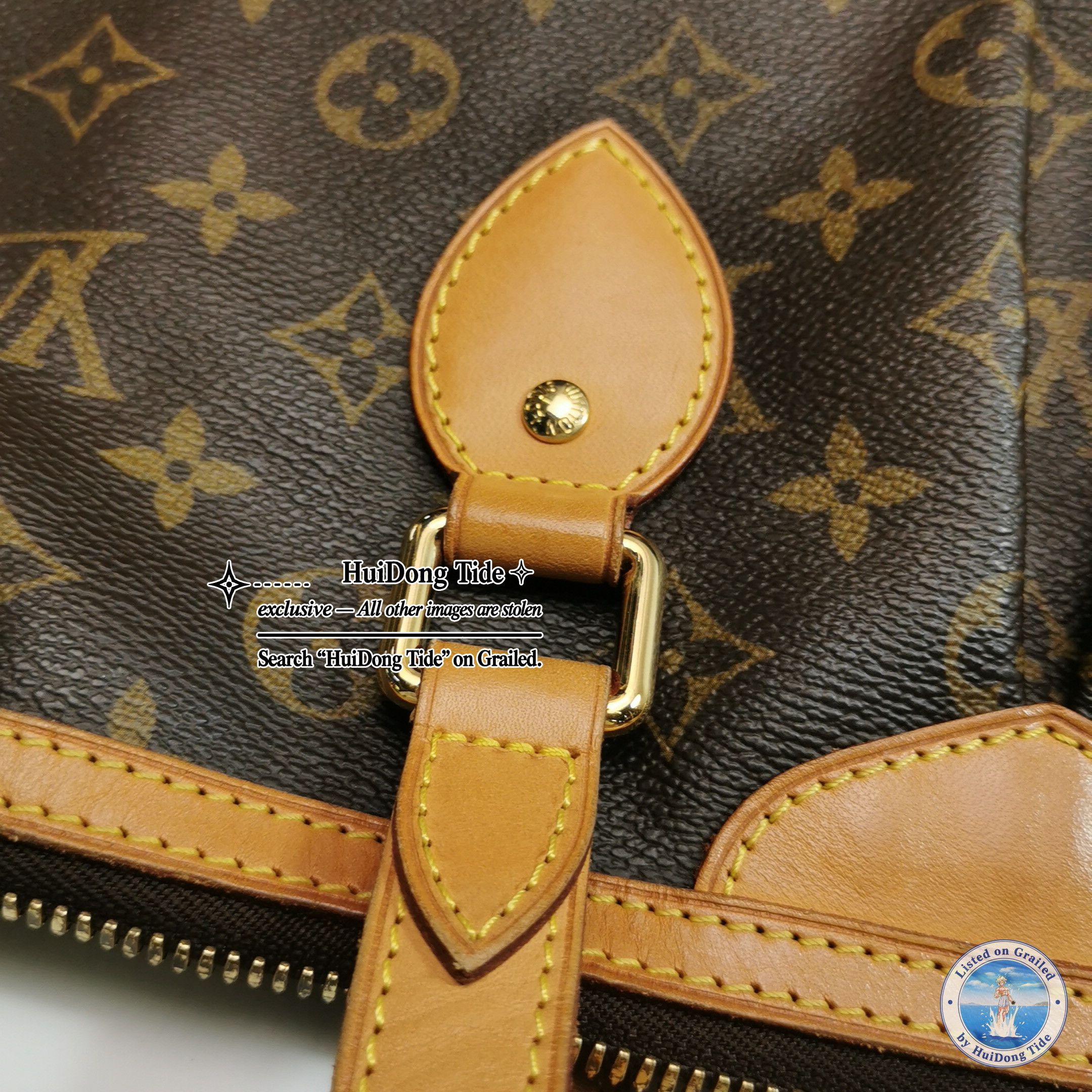 Louis Vuitton Louis Vuitton Palermo Monogram Handle Bag Size OS Size ONE SIZE - 11 Thumbnail