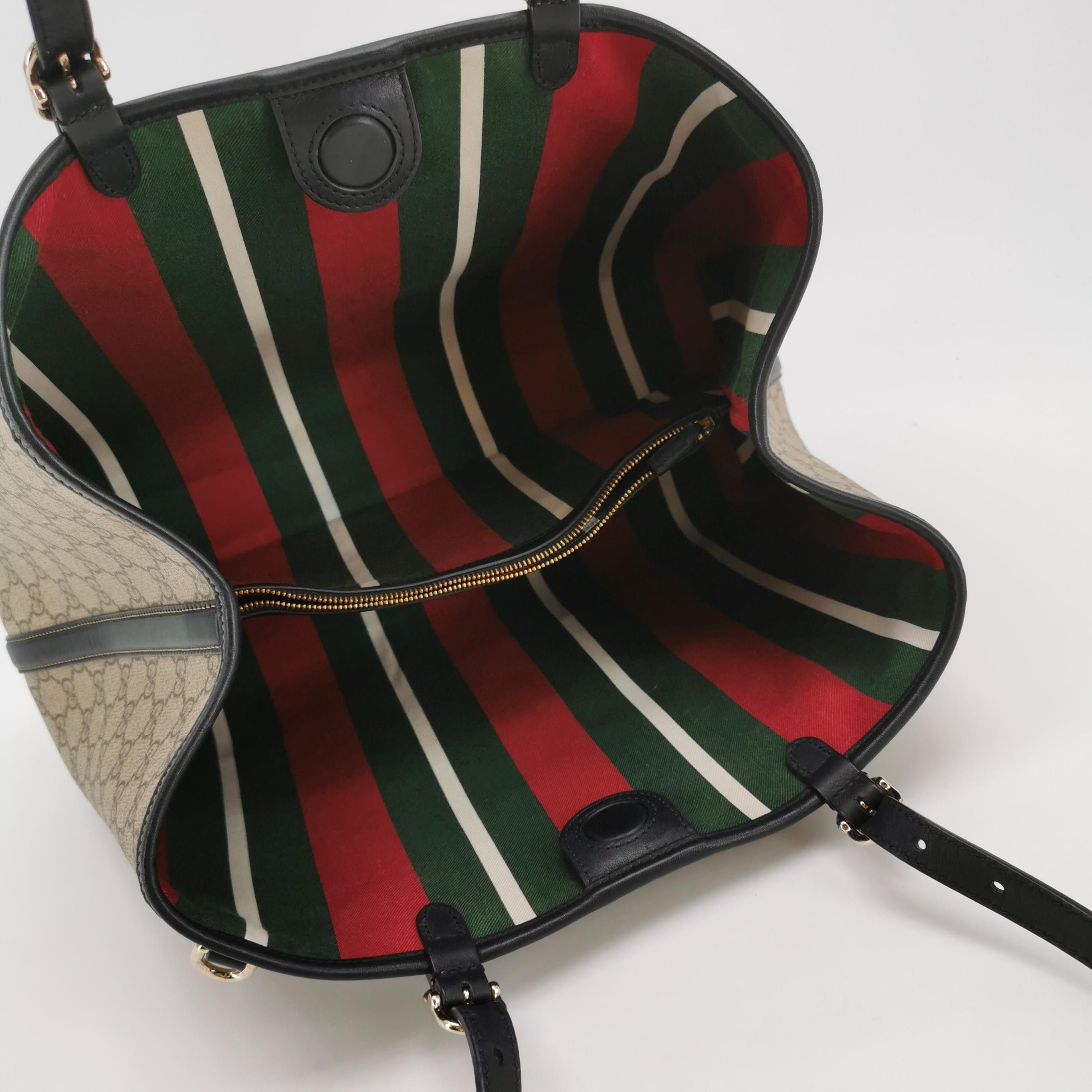 Gucci Gucci GG Supreme Emblem Tote Bag Size ONE SIZE - 7 Thumbnail