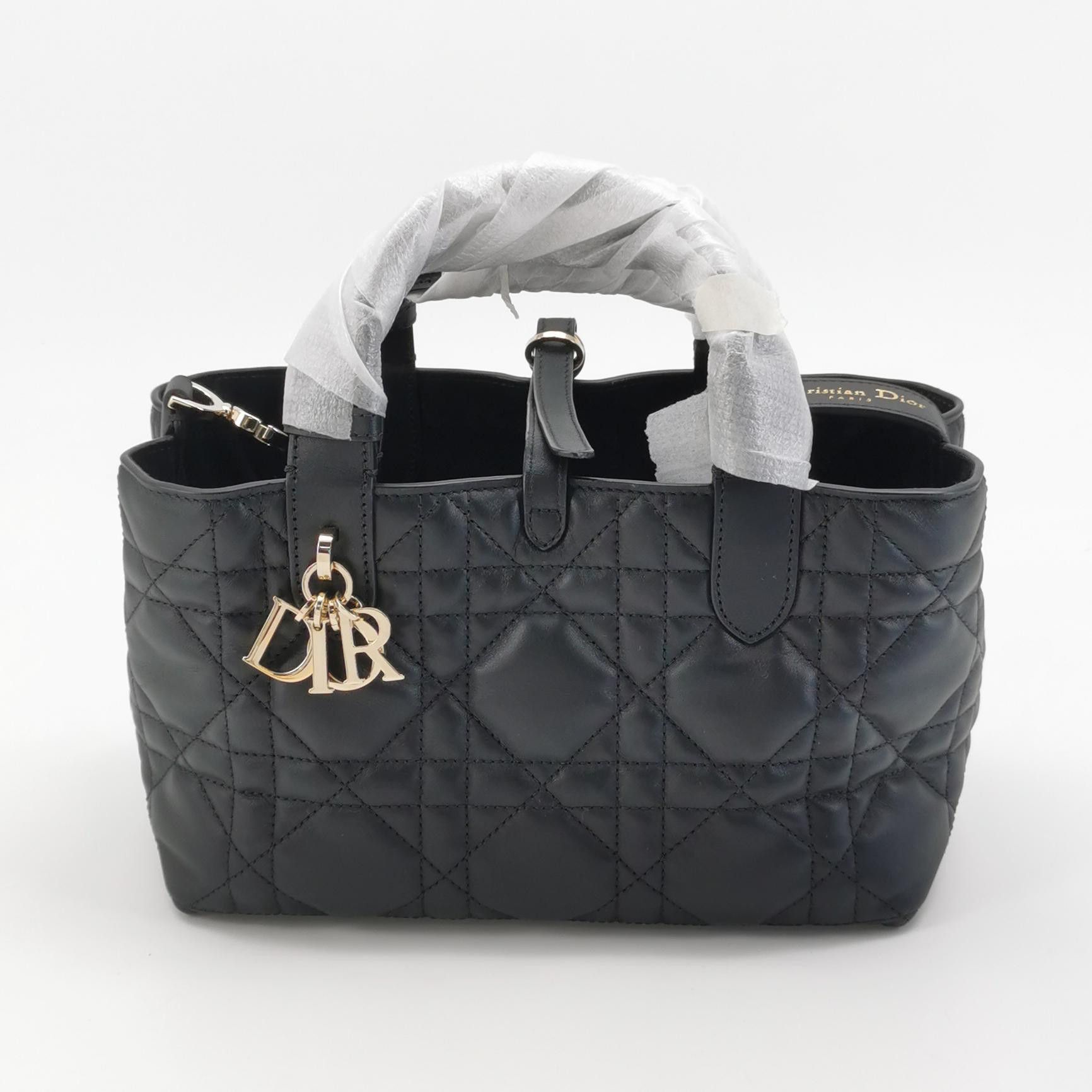 Dior Dior Toujours Small Leather Handle Bag Black Size ONE SIZE - 9 Thumbnail