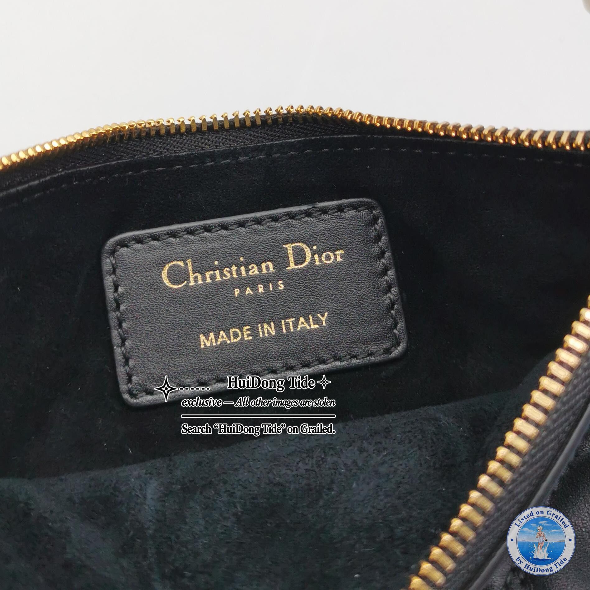 Dior Dior Toujours Small Leather Handle Bag Black Size ONE SIZE - 8 Thumbnail