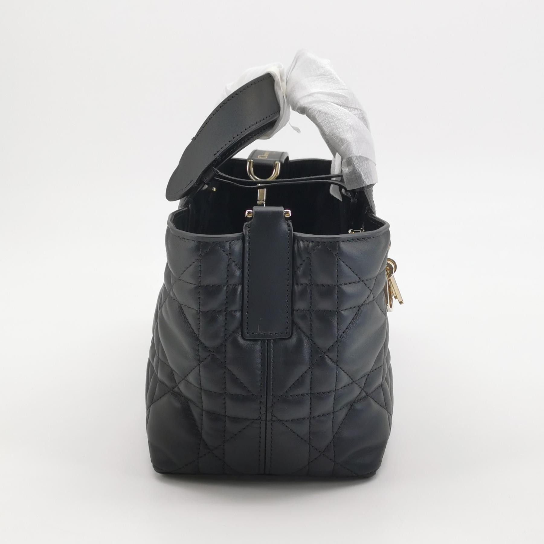 Dior Dior Toujours Small Leather Handle Bag Black Size ONE SIZE - 4 Thumbnail