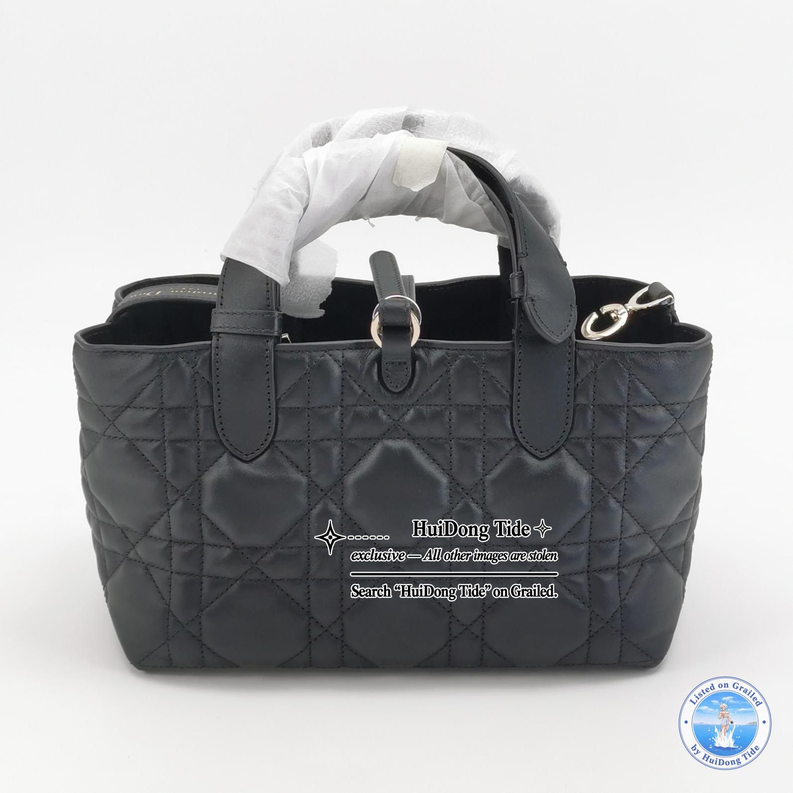 Dior Dior Toujours Small Leather Handle Bag Black Size ONE SIZE - 5 Thumbnail