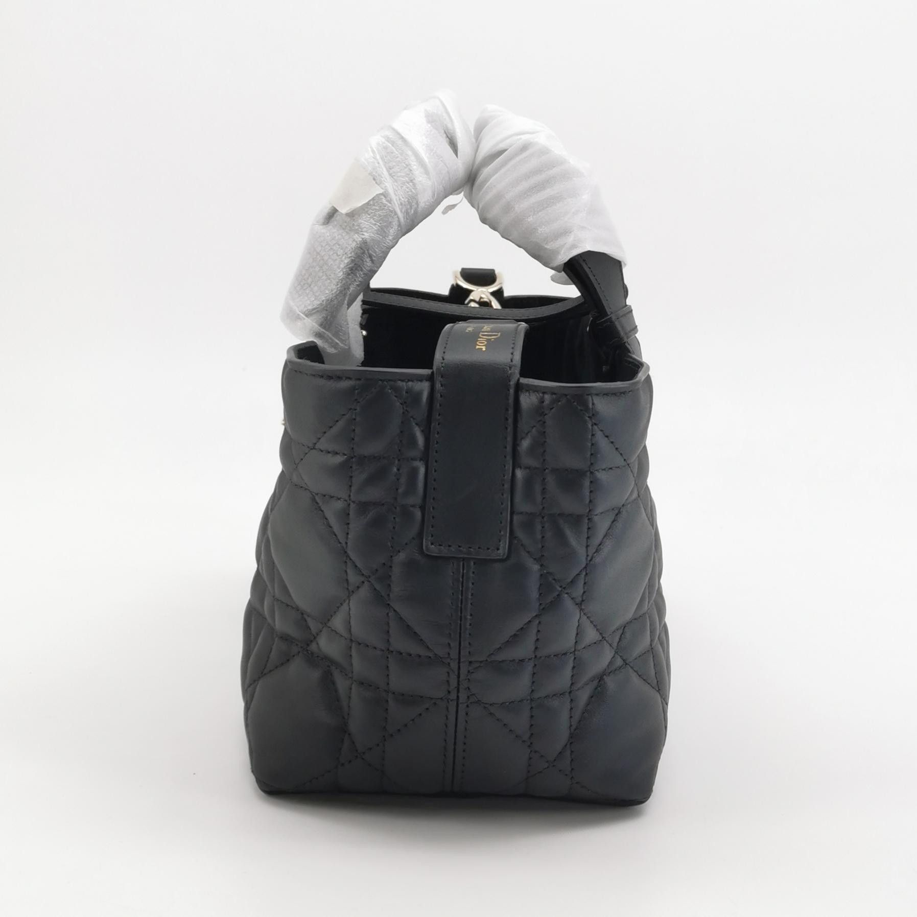 Dior Dior Toujours Small Leather Handle Bag Black Size ONE SIZE - 3 Thumbnail