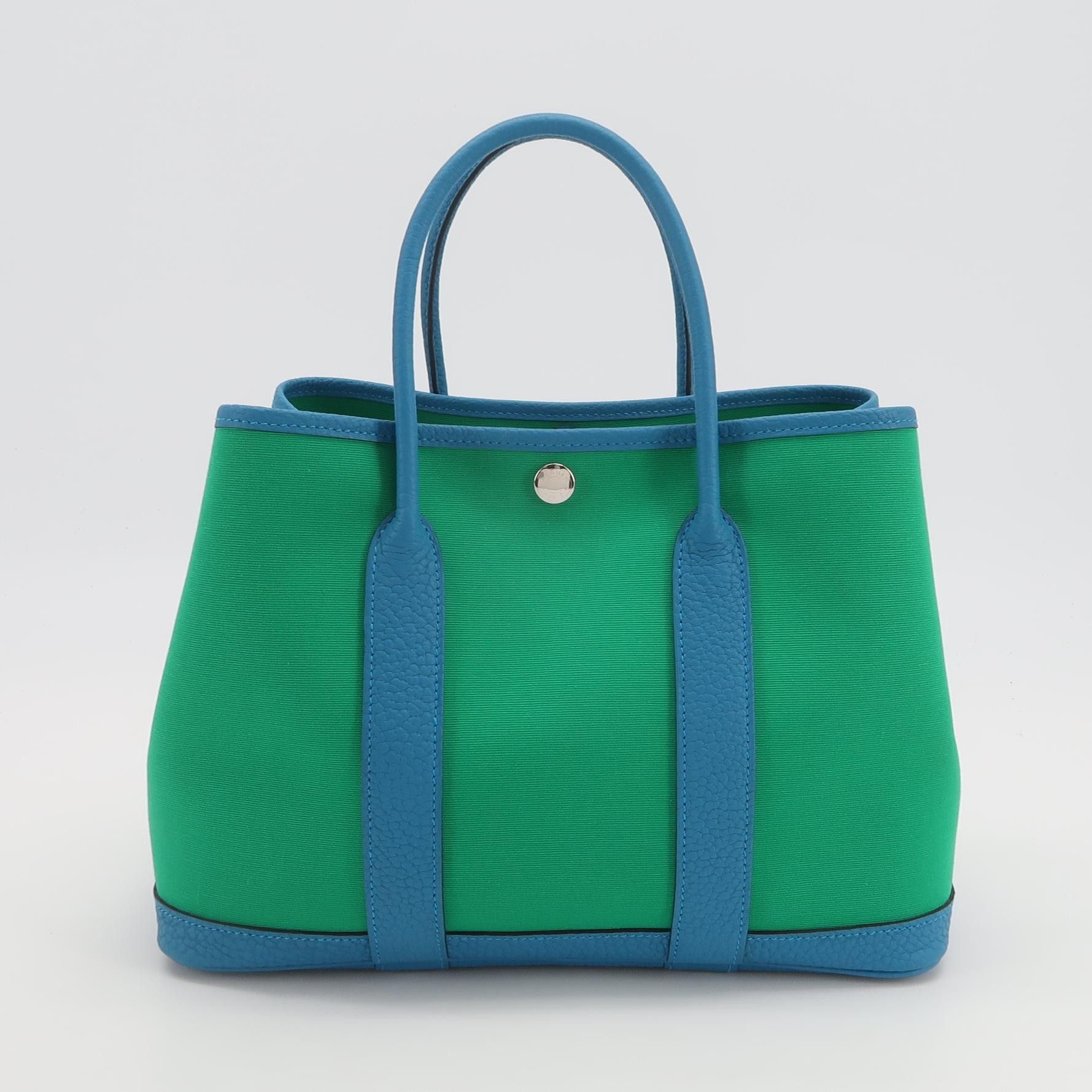 Hermes Hermes Garden Party 30 Canvas Leather Tote Size ONE SIZE Size ONE SIZE - 5 Thumbnail